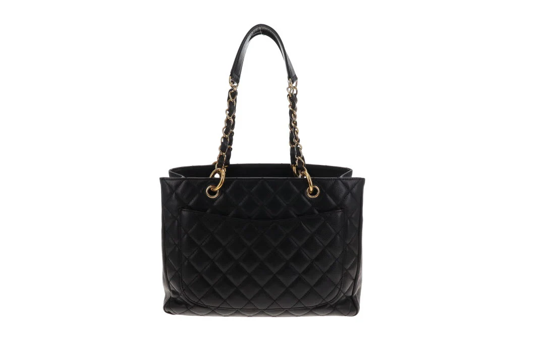 Chanel GST Grand Shopping Tote Black Caviar Leather 2008 - Image 7