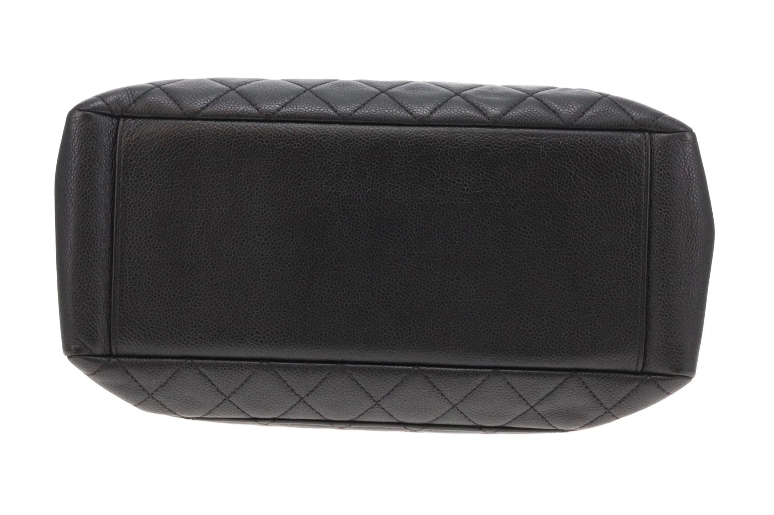 Chanel GST Grande Shopping Tote Black Caviar Leather With Silver Hardware NM - Image 7