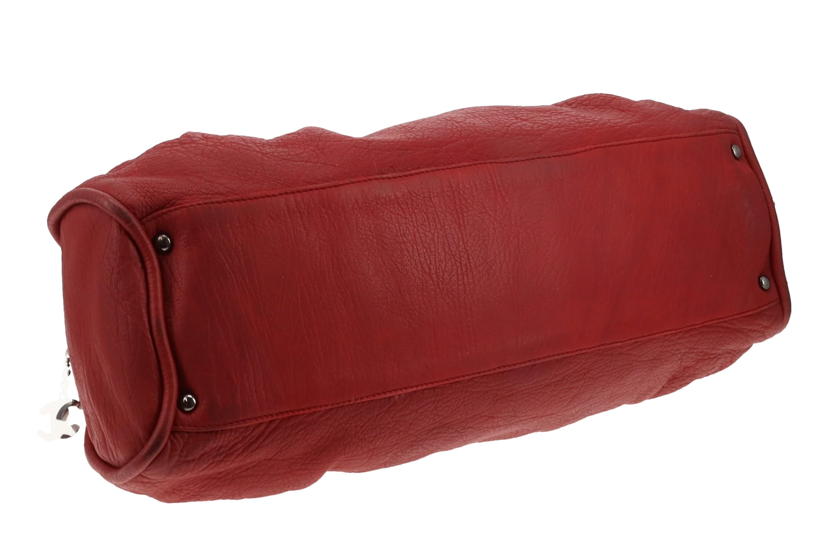 Chanel Lady Braid Large Shoulder Bag Red - Image 9