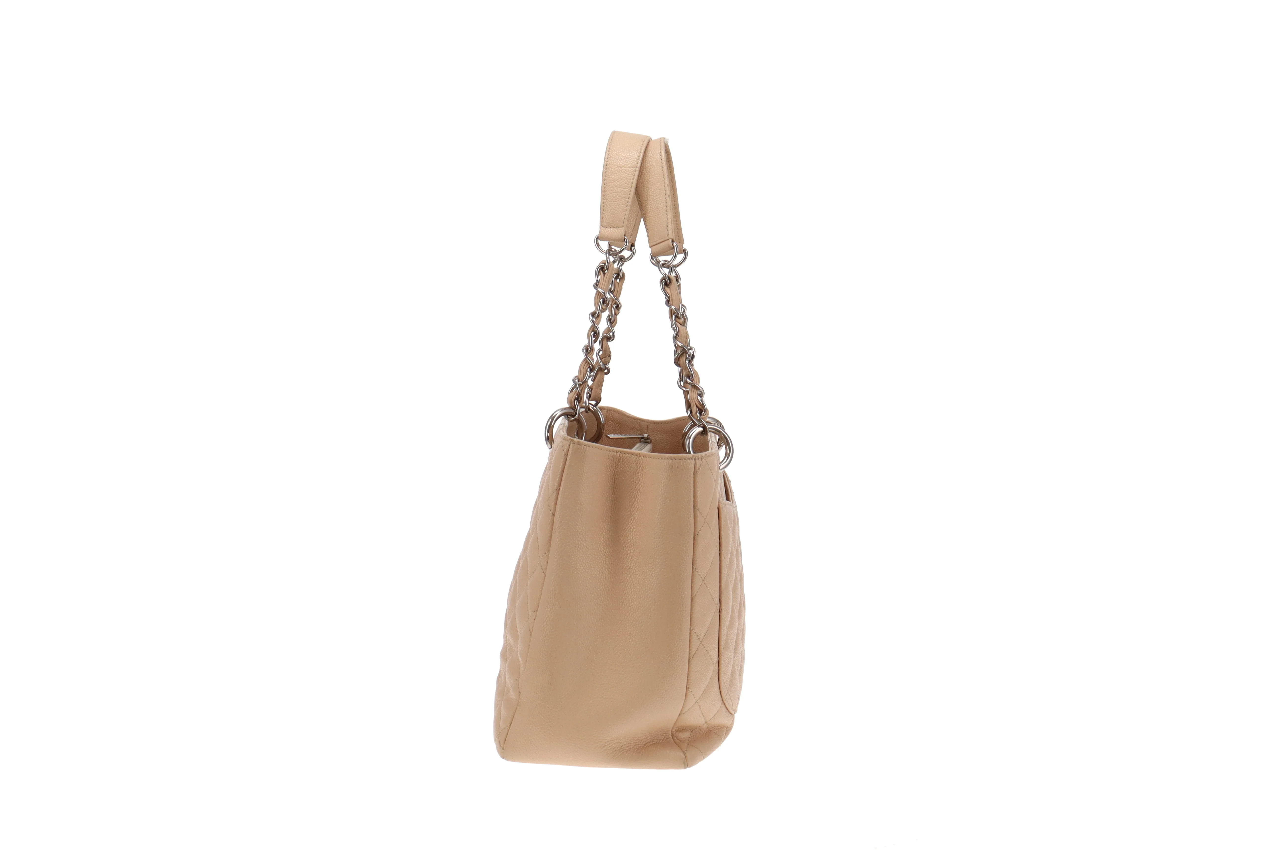 Chanel GST New ModelLight Beige Caviar 2012/13 - Image 7