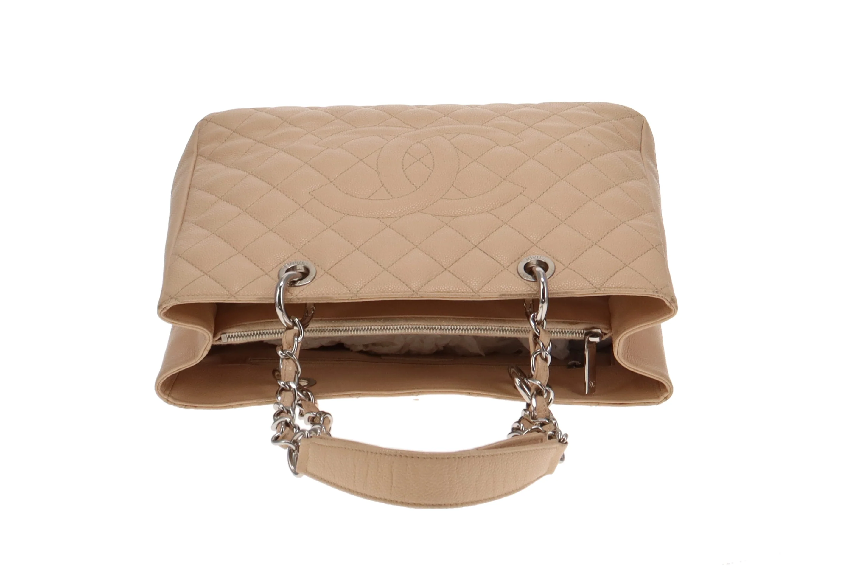 Chanel GST New ModelLight Beige Caviar 2012/13 - Image 8