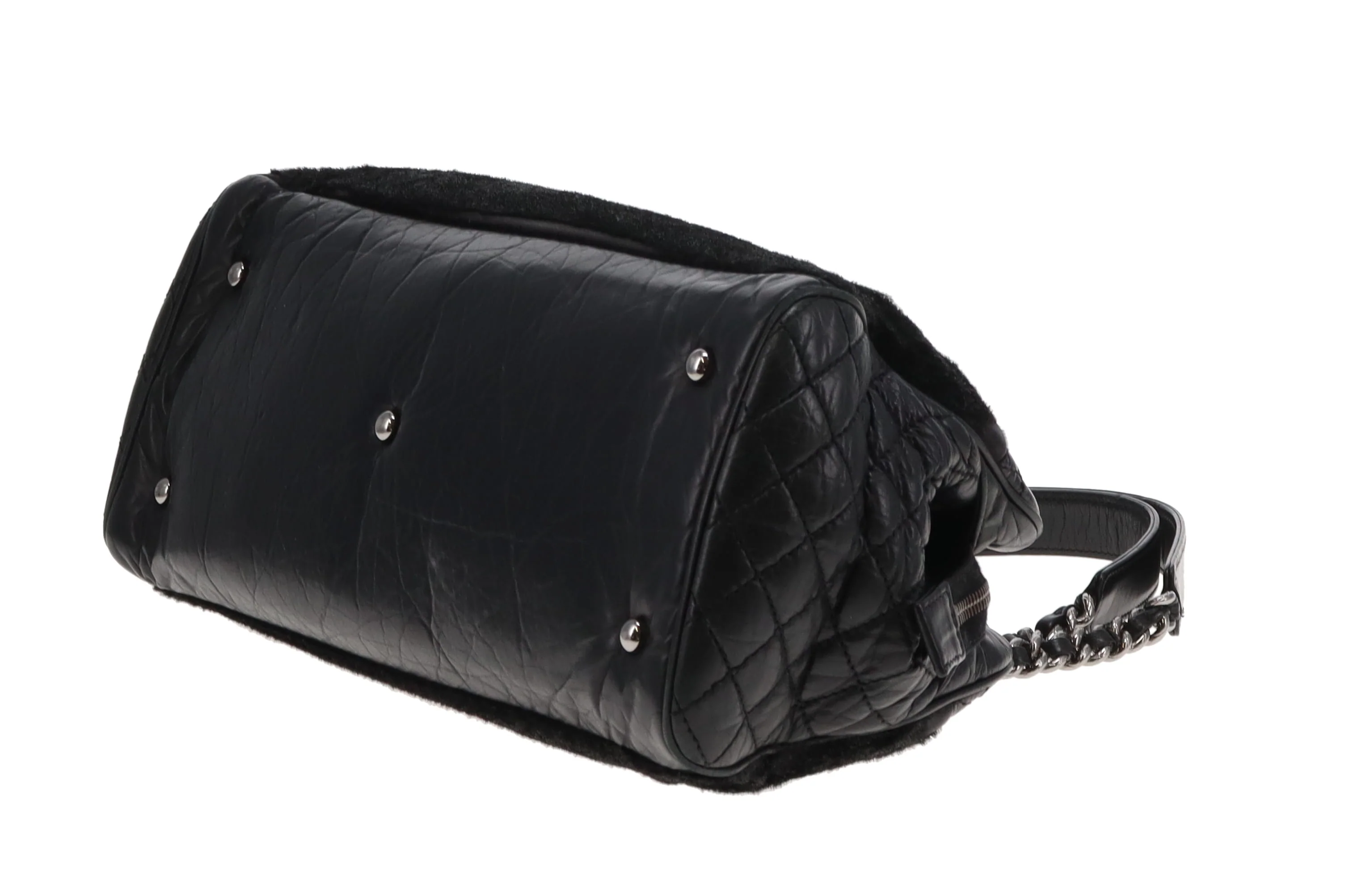 Chanel Mademoiselle Shoulder Bag Vintage Leather and Pony Hair 2005/06 - Image 11