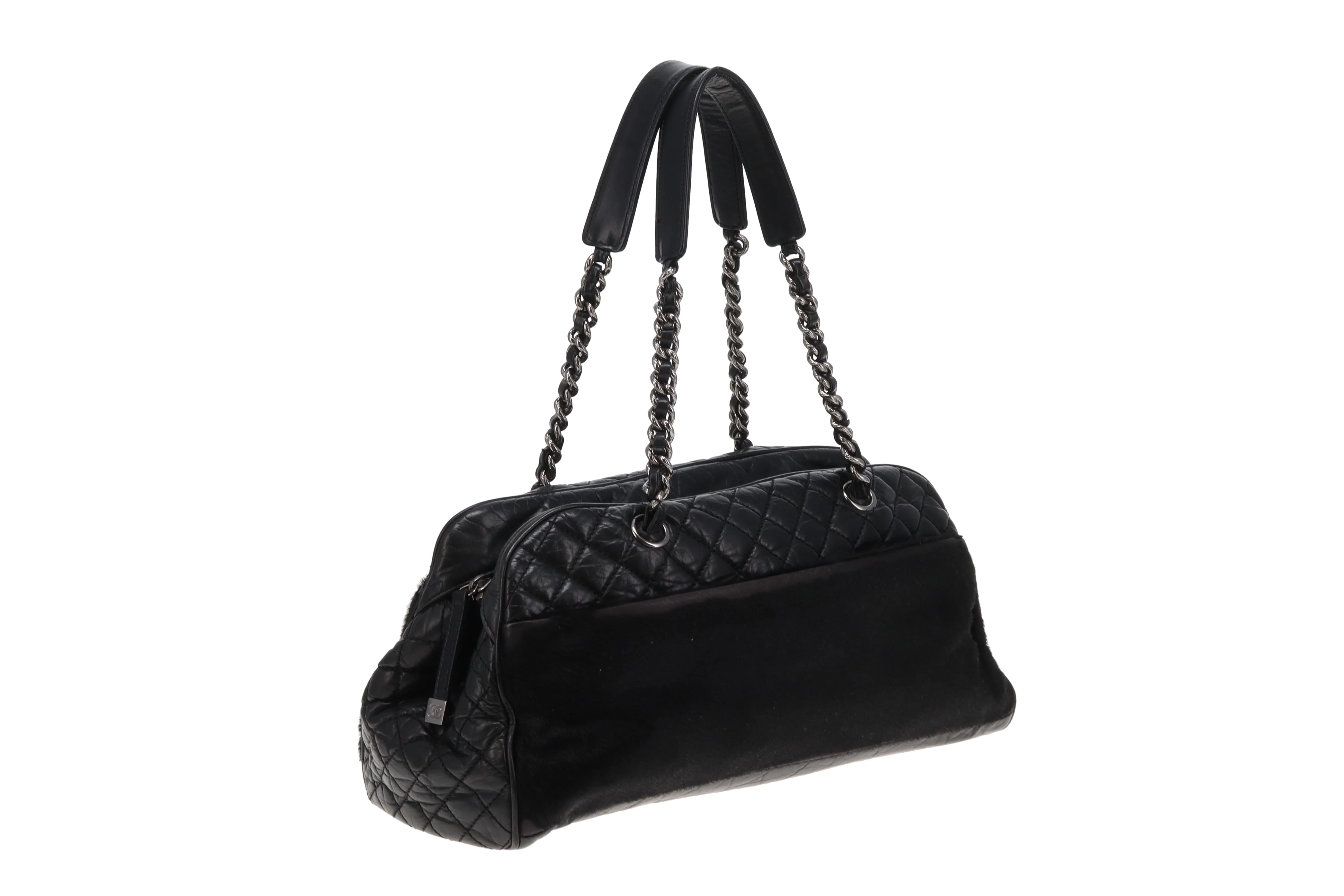 Chanel Mademoiselle Shoulder Bag Vintage Leather and Pony Hair 2005/06 - Image 4