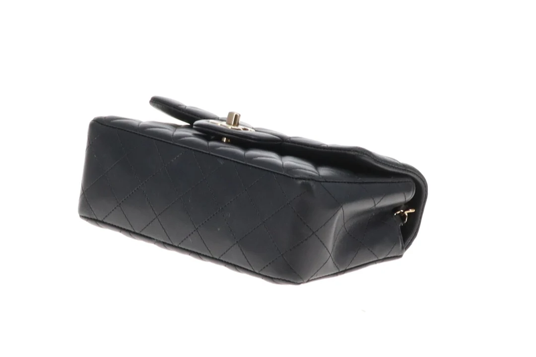 Chanel Mini Rectangle Flap Black Lambskin (NFID) - Image 10