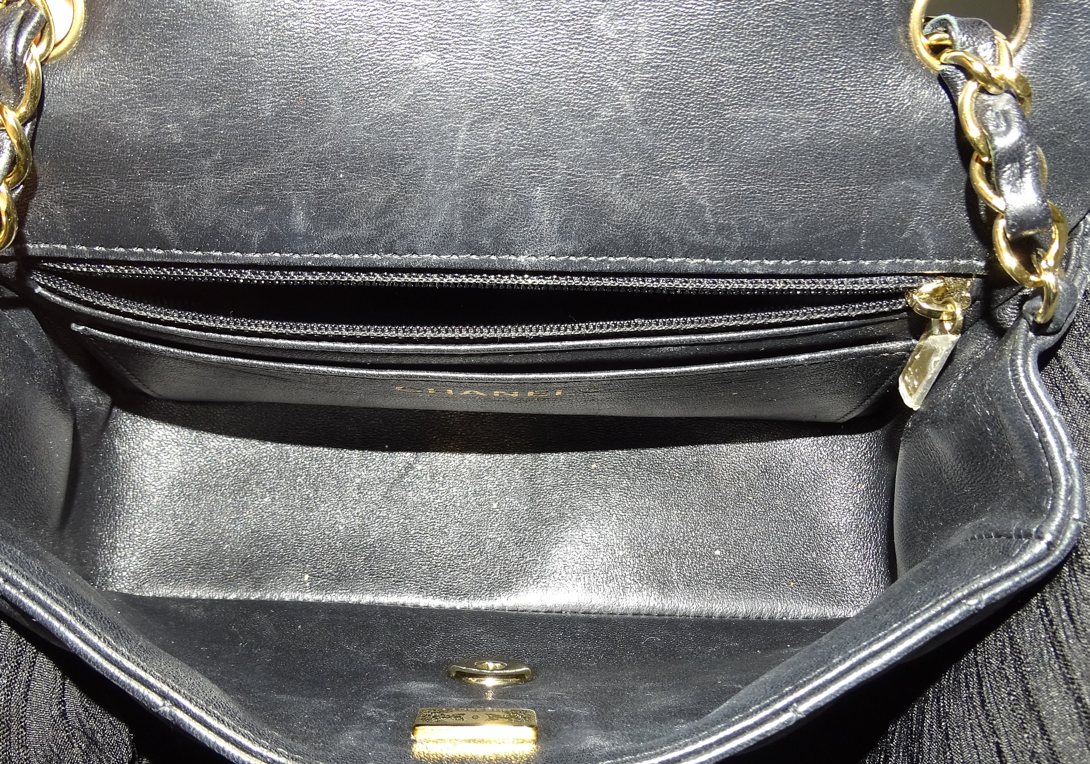 Chanel Mini Rectangle Flap Black Lambskin (NFID) - Image 13