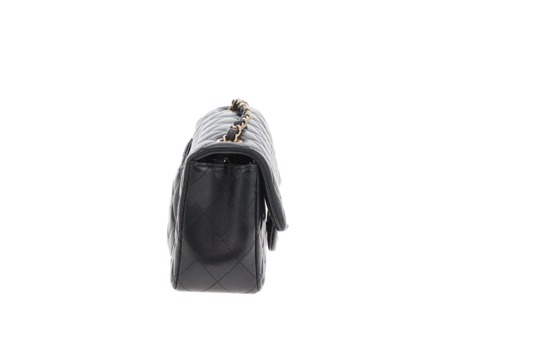Chanel Mini Rectangle Flap Black Lambskin (NFID) - Image 5