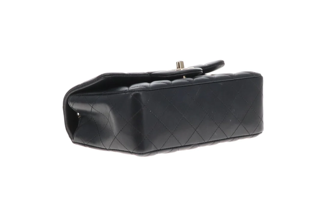 Chanel Mini Rectangle Flap Black Lambskin (NFID) - Image 9