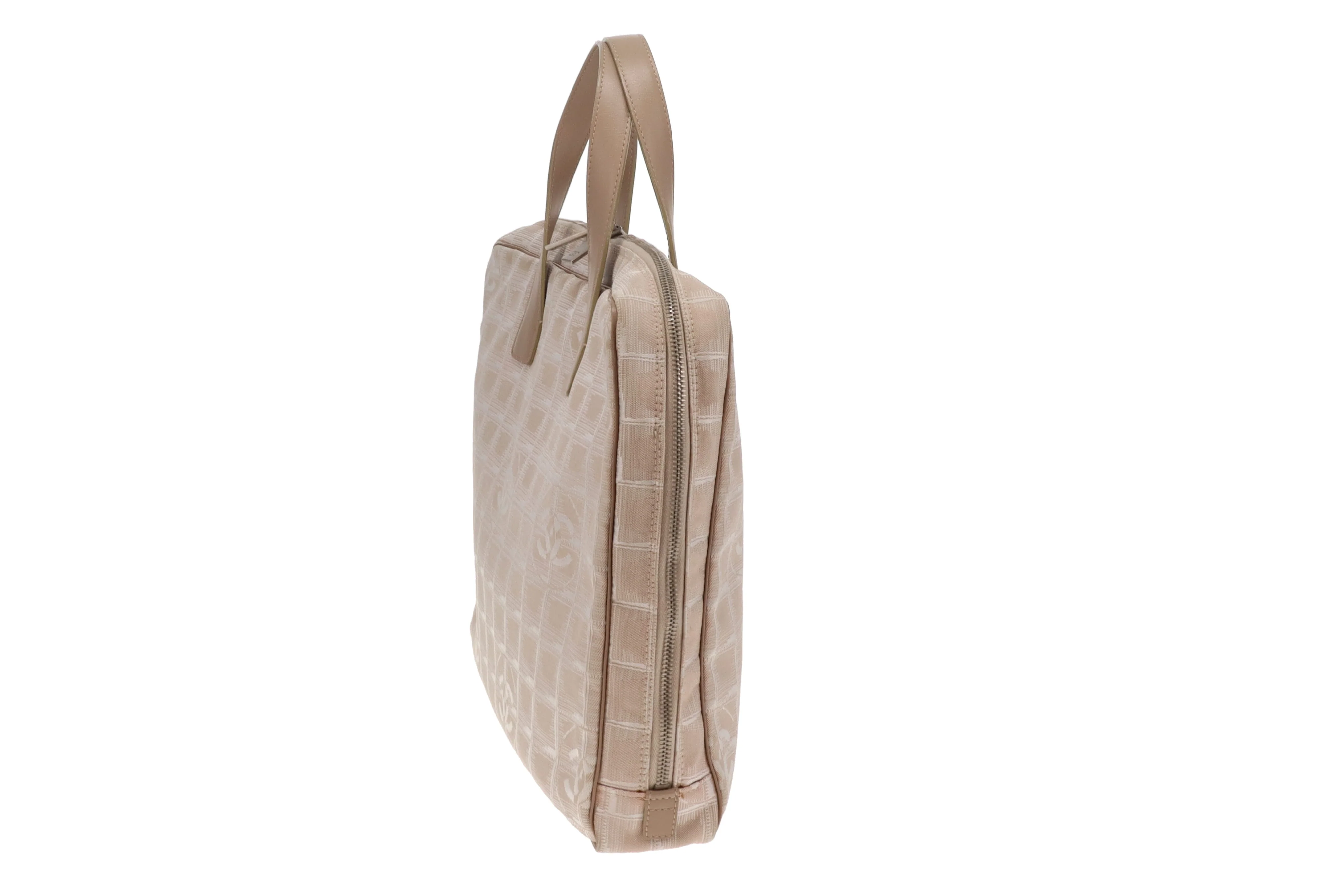 Chanel Beige New Travel Line Nylon Briefcase 2002/03 - Image 7