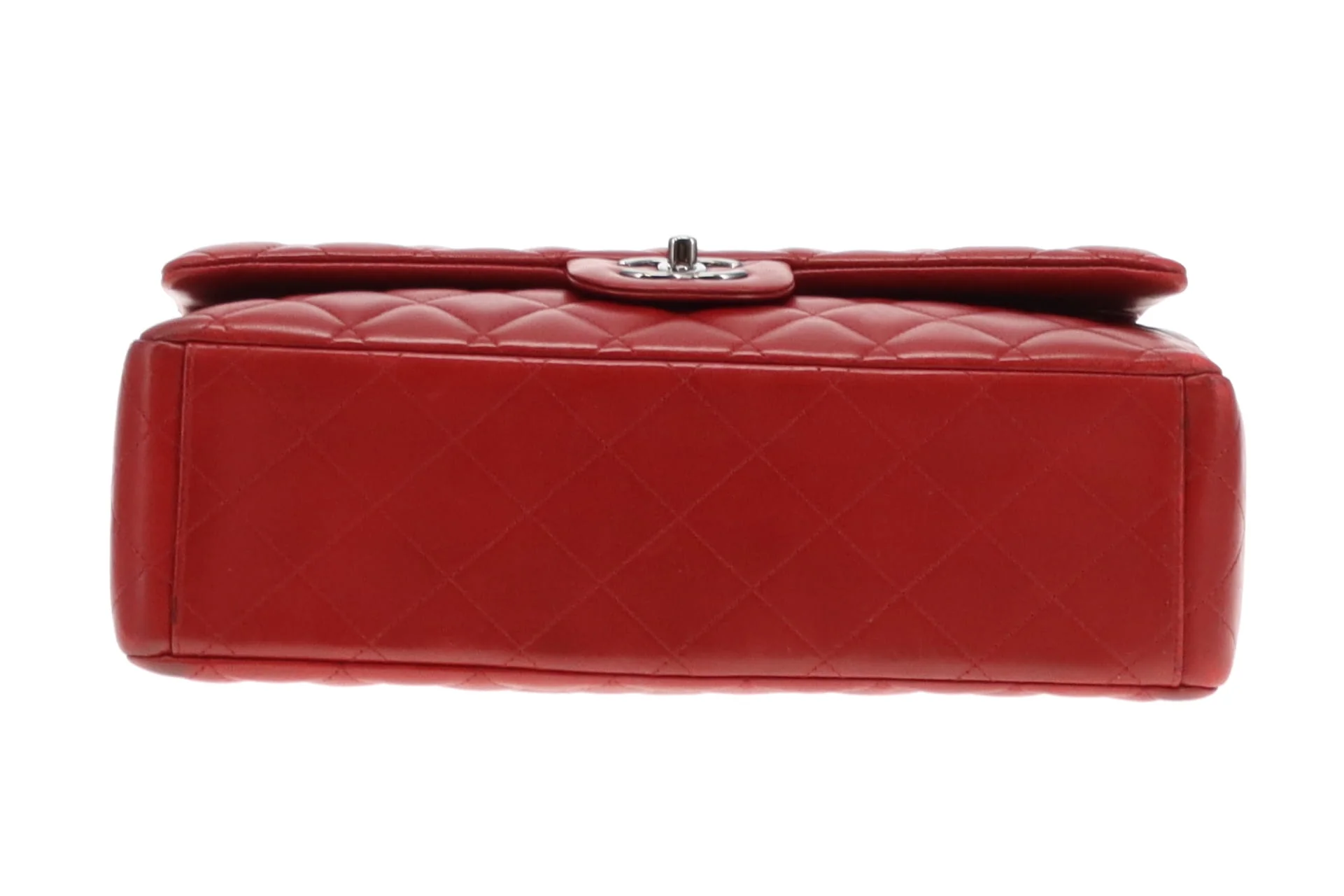 Chanel Classic Maxi Double Flap Rouge Leather SH 2013/14 - Image 12