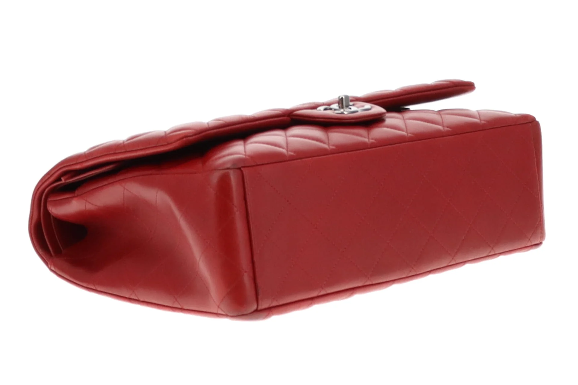 Chanel Classic Maxi Double Flap Rouge Leather SH 2013/14 - Image 13