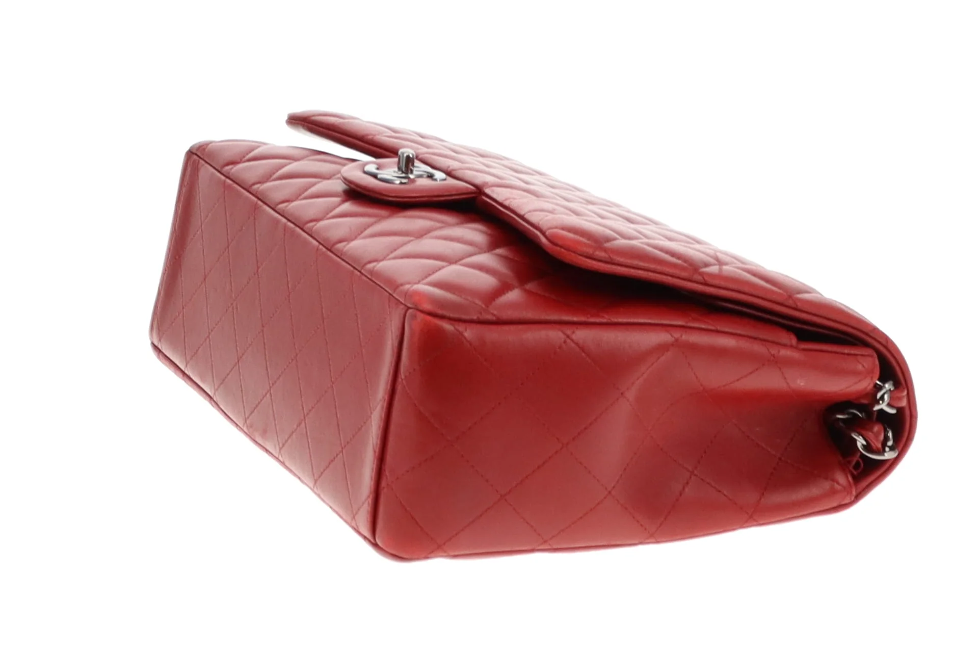 Chanel Classic Maxi Double Flap Rouge Leather SH 2013/14 - Image 14