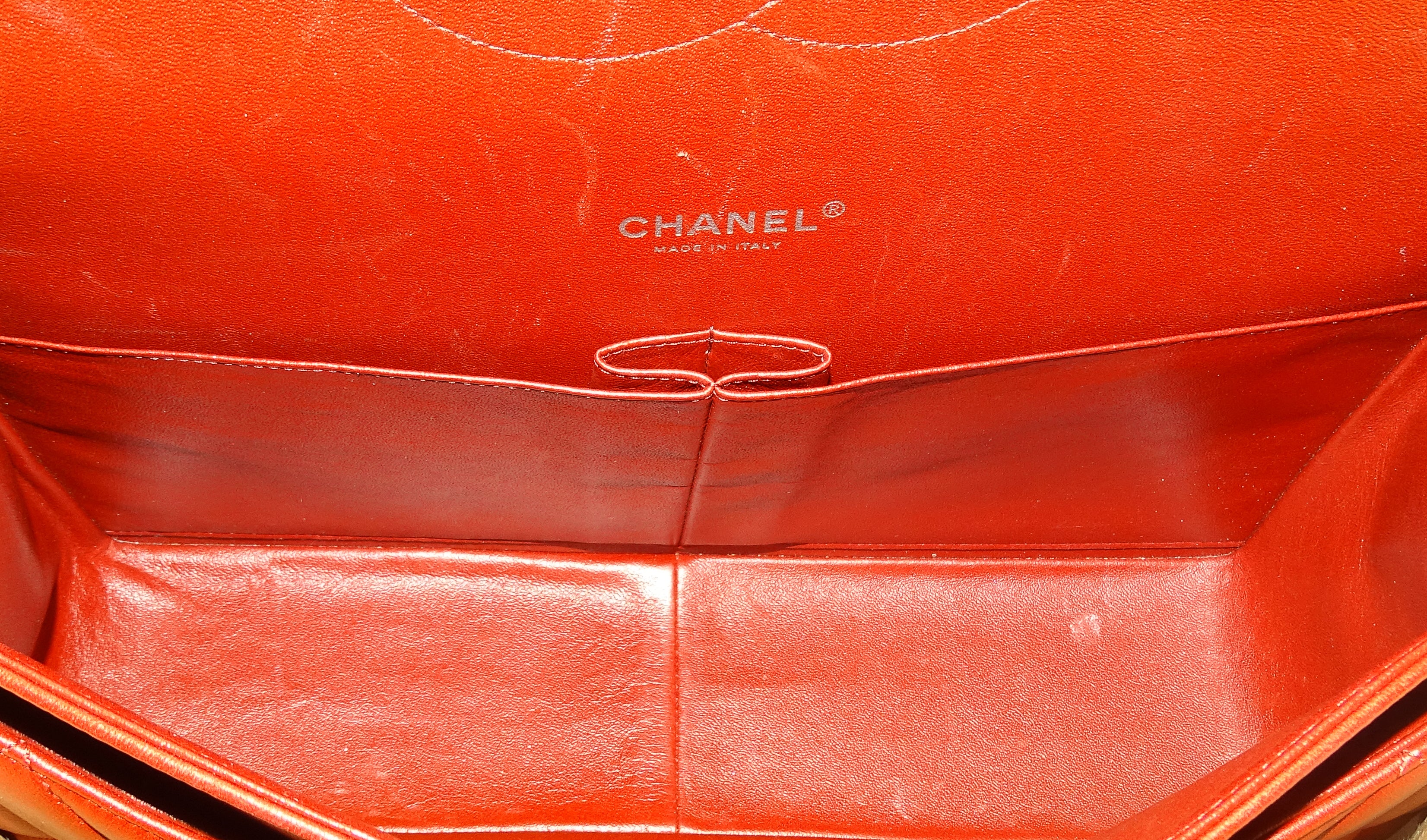 Chanel Classic Maxi Double Flap Rouge Leather SH 2013/14 - Image 15