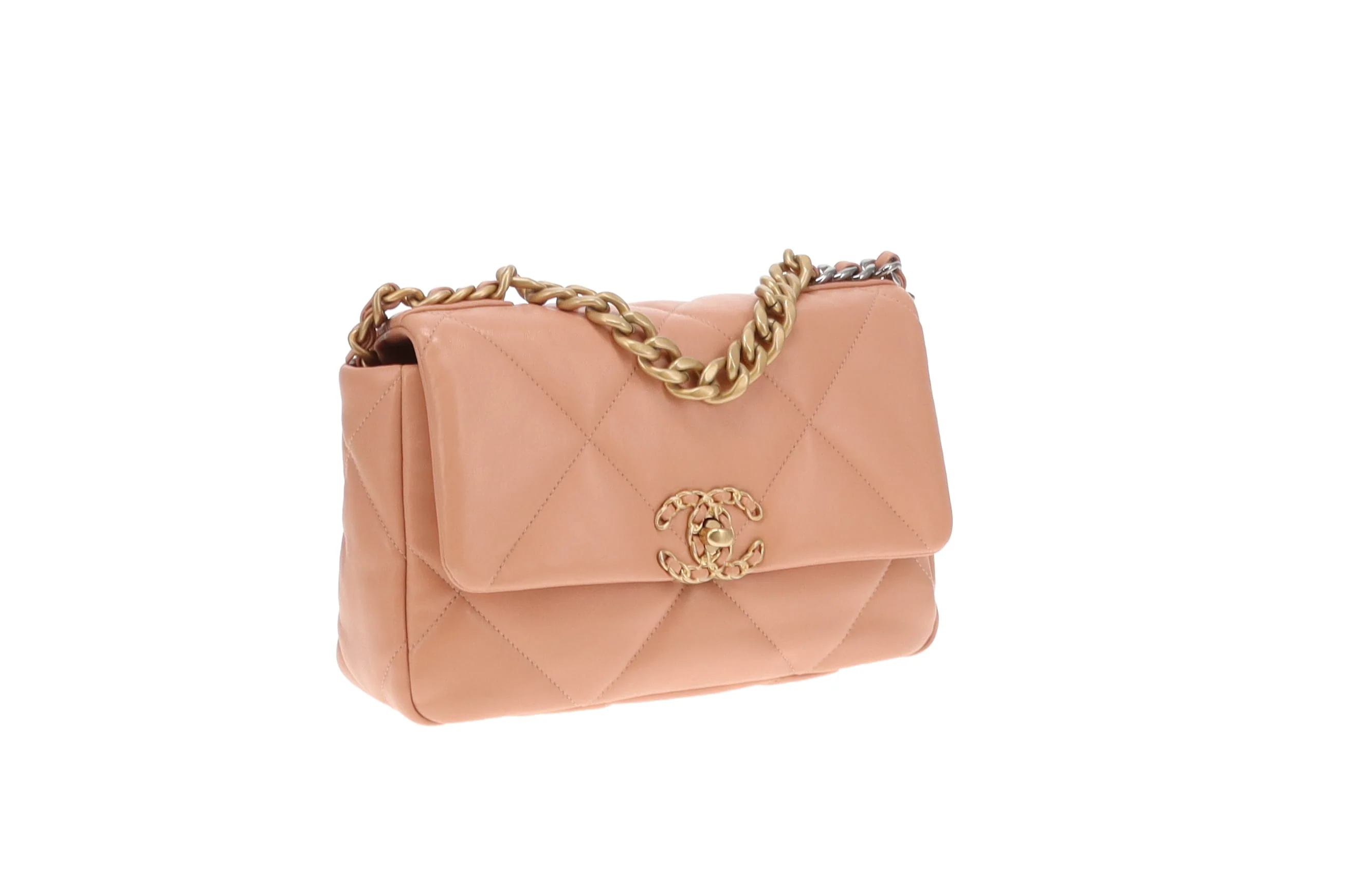 Chanel 19 Salmon Pink Small Chanel (NFID) - Image 5