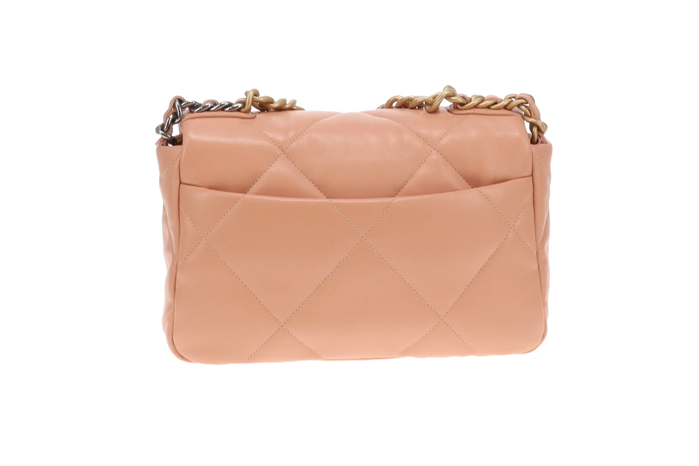 Chanel 19 Salmon Pink Small Chanel (NFID) - Image 7