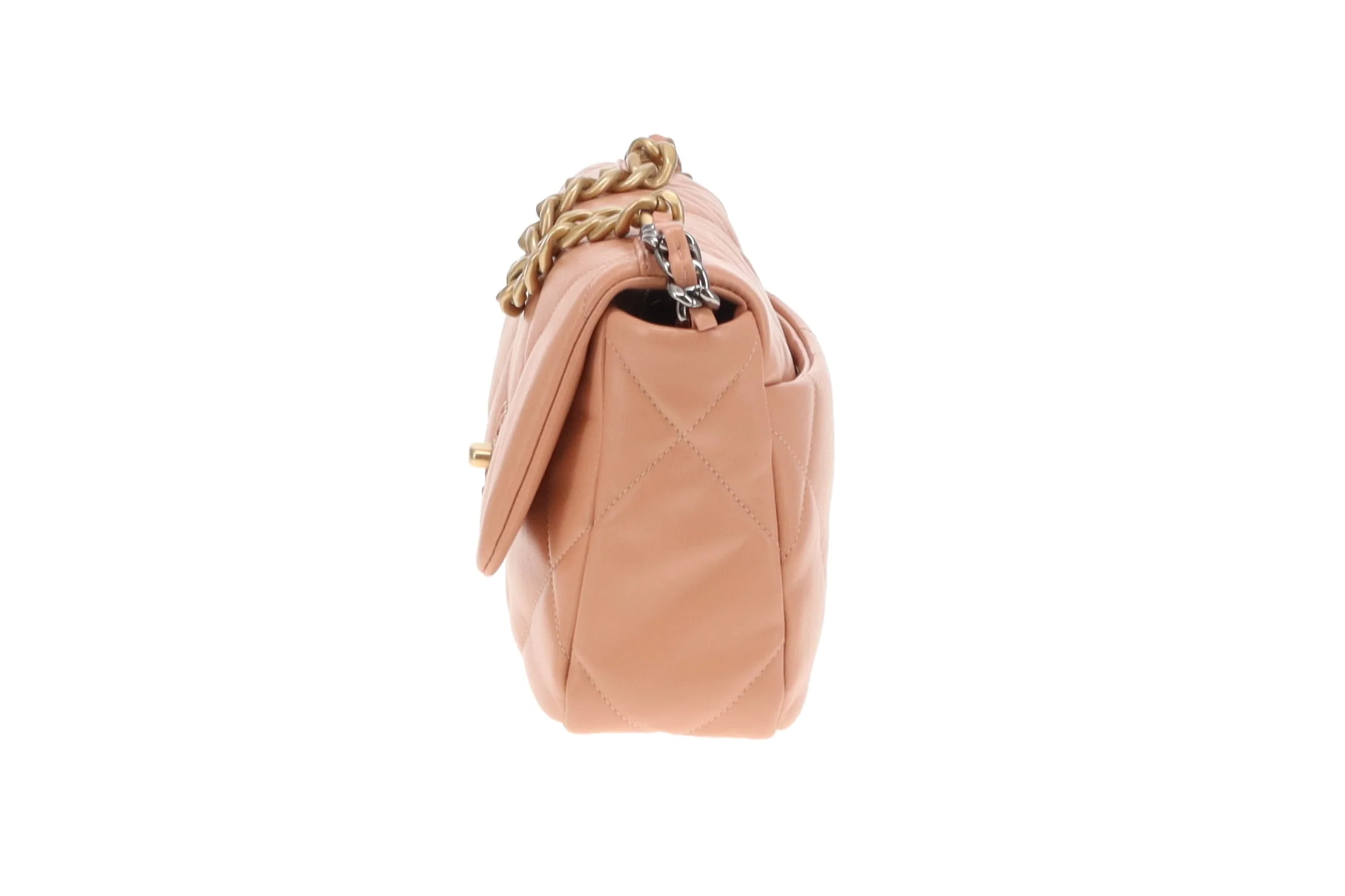 Chanel 19 Salmon Pink Small Chanel (NFID) - Image 8