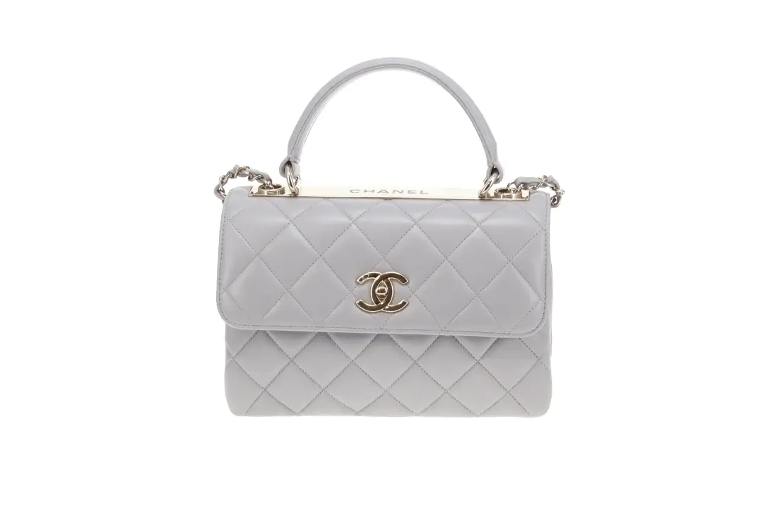 Chanel Trendy CC Small Grey Lambskin 2019 - Image 3