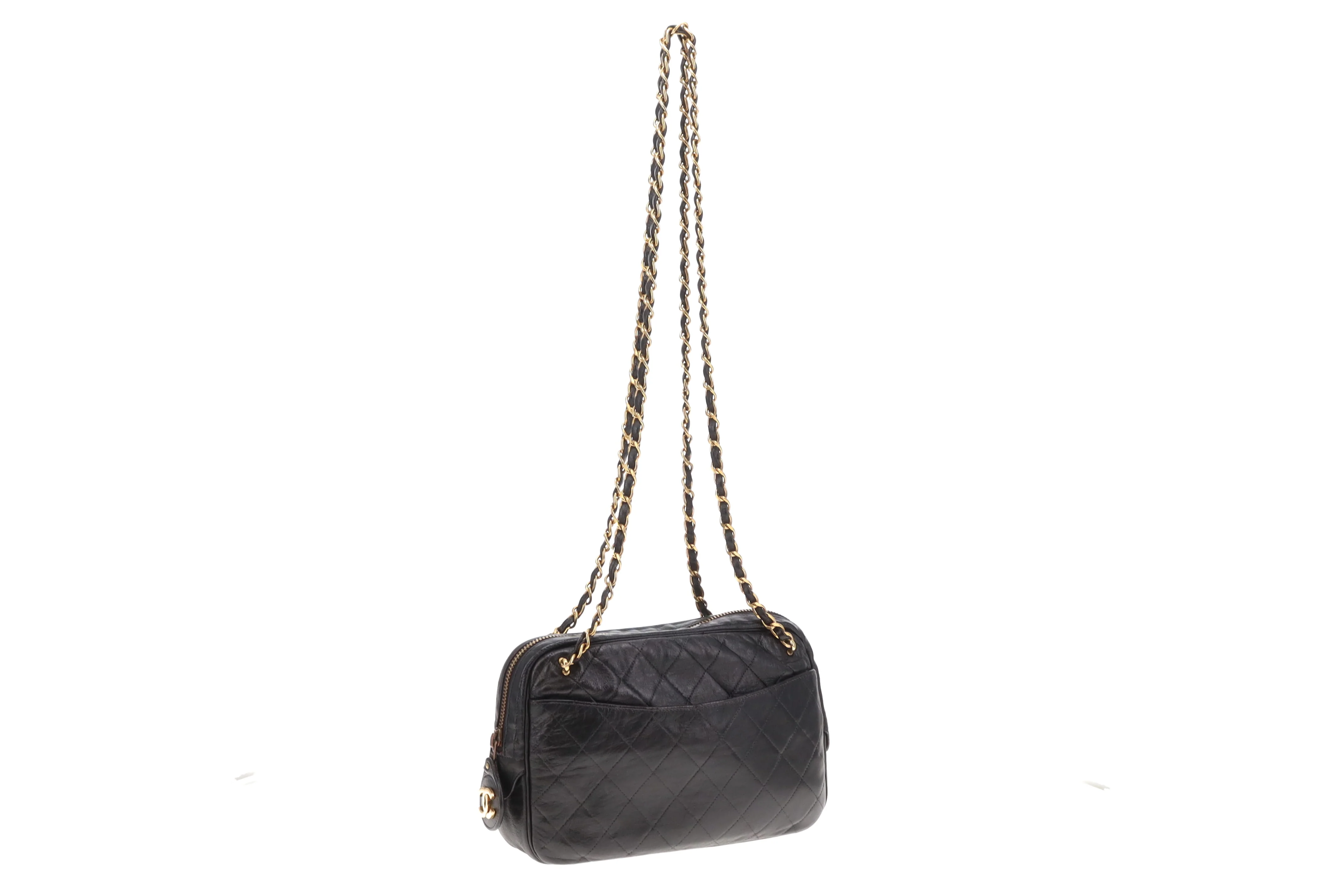 Chanel Vintage Camera Bag With Chain 1989/91 - Image 10