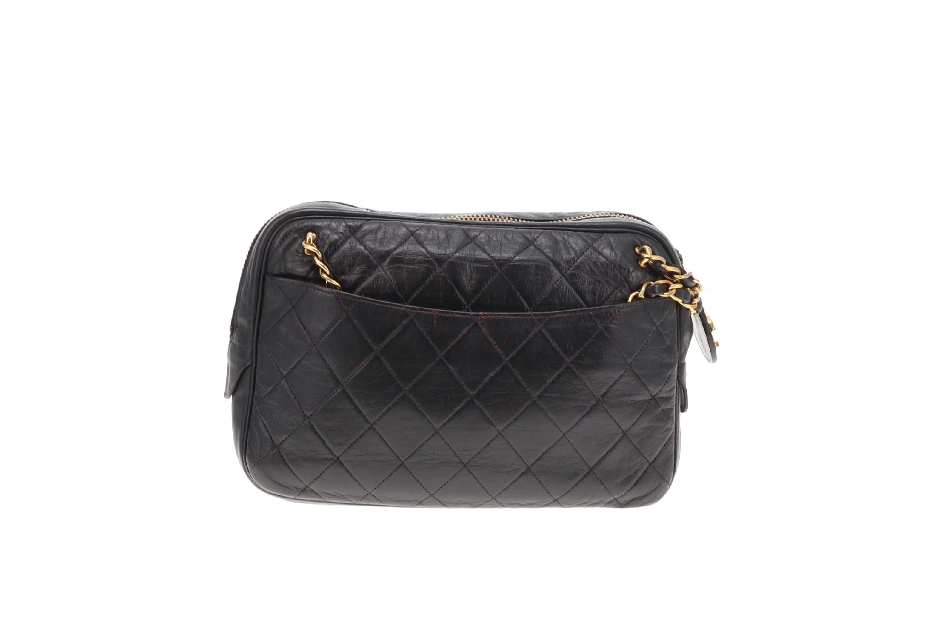 Chanel Vintage Camera Bag With Chain 1989/91 - Image 13