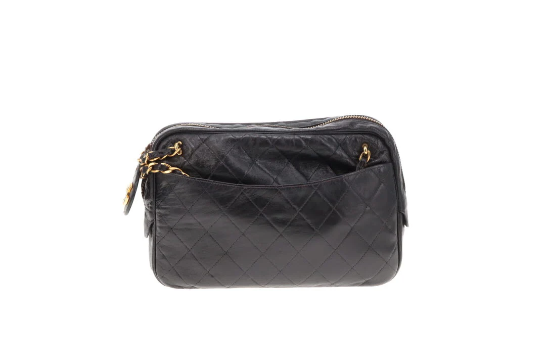 Chanel Vintage Camera Bag With Chain 1989/91 - Image 14