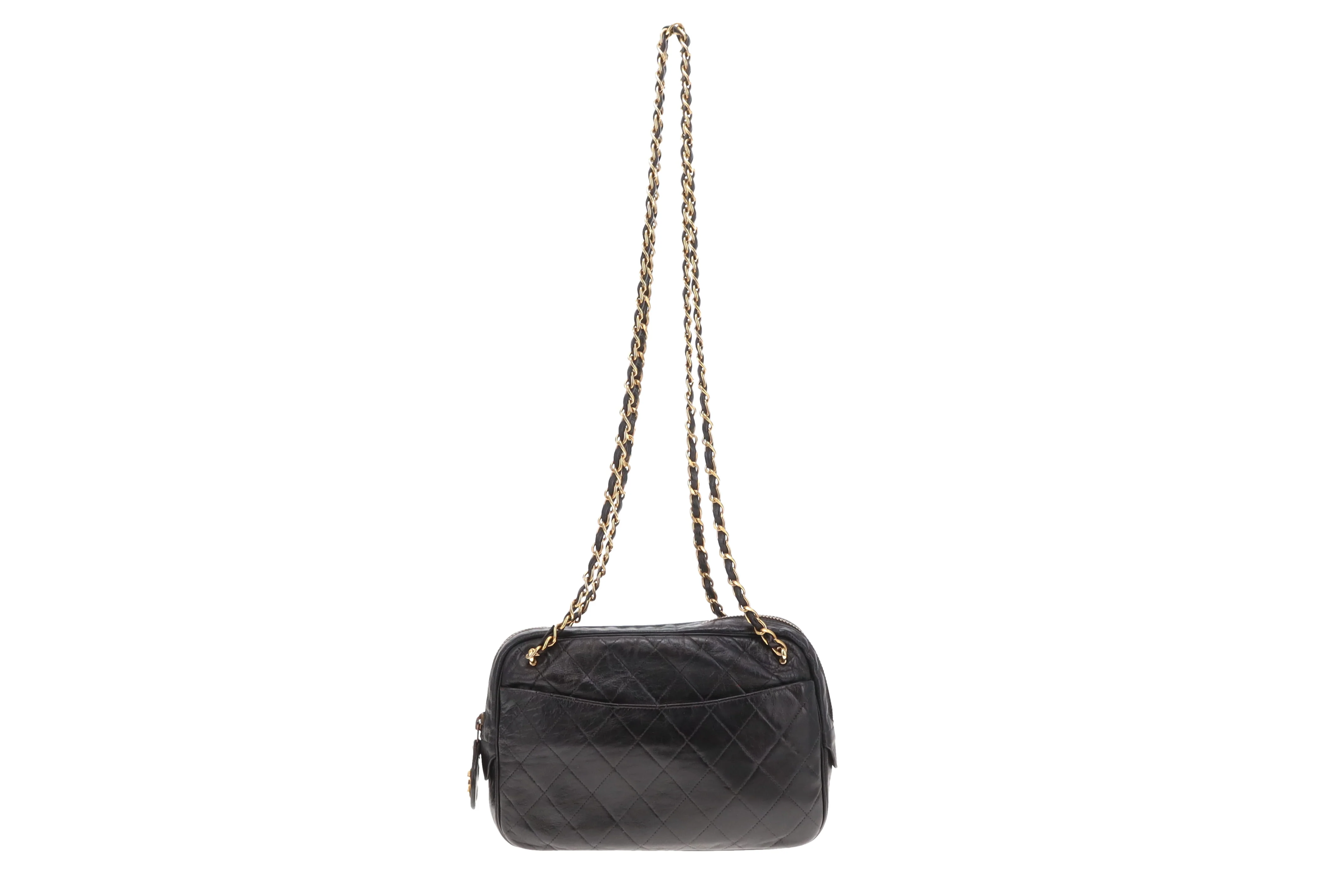 Chanel Vintage Camera Bag With Chain 1989/91 - Image 3