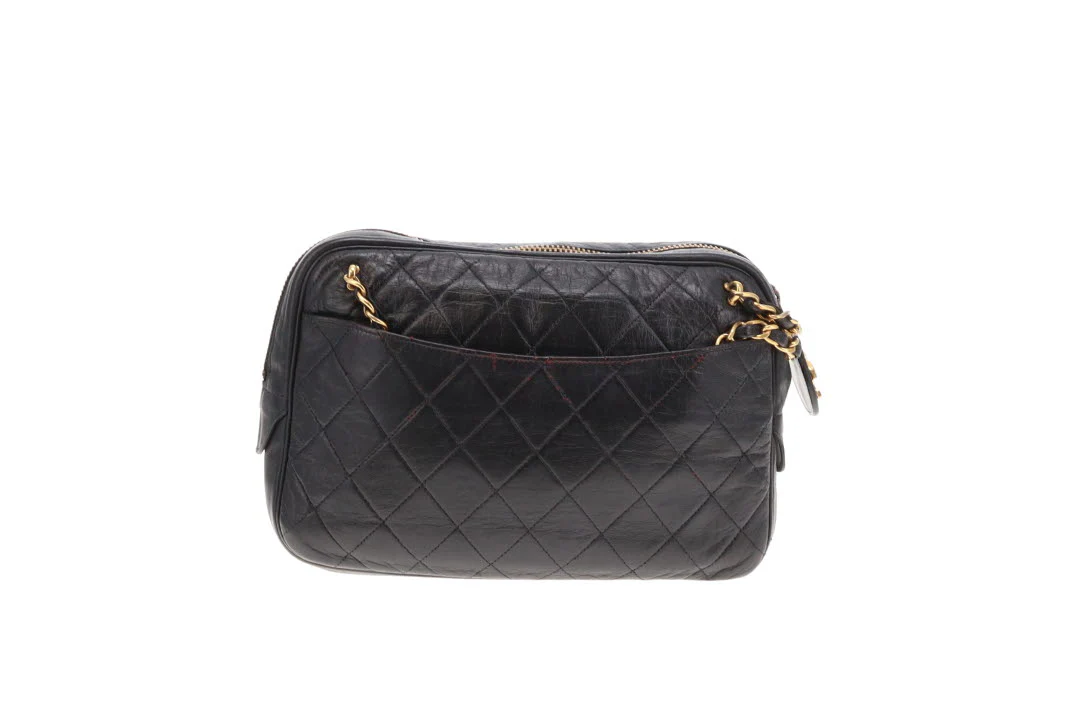 Chanel Vintage Camera Bag With Chain 1989/91 - Image 7