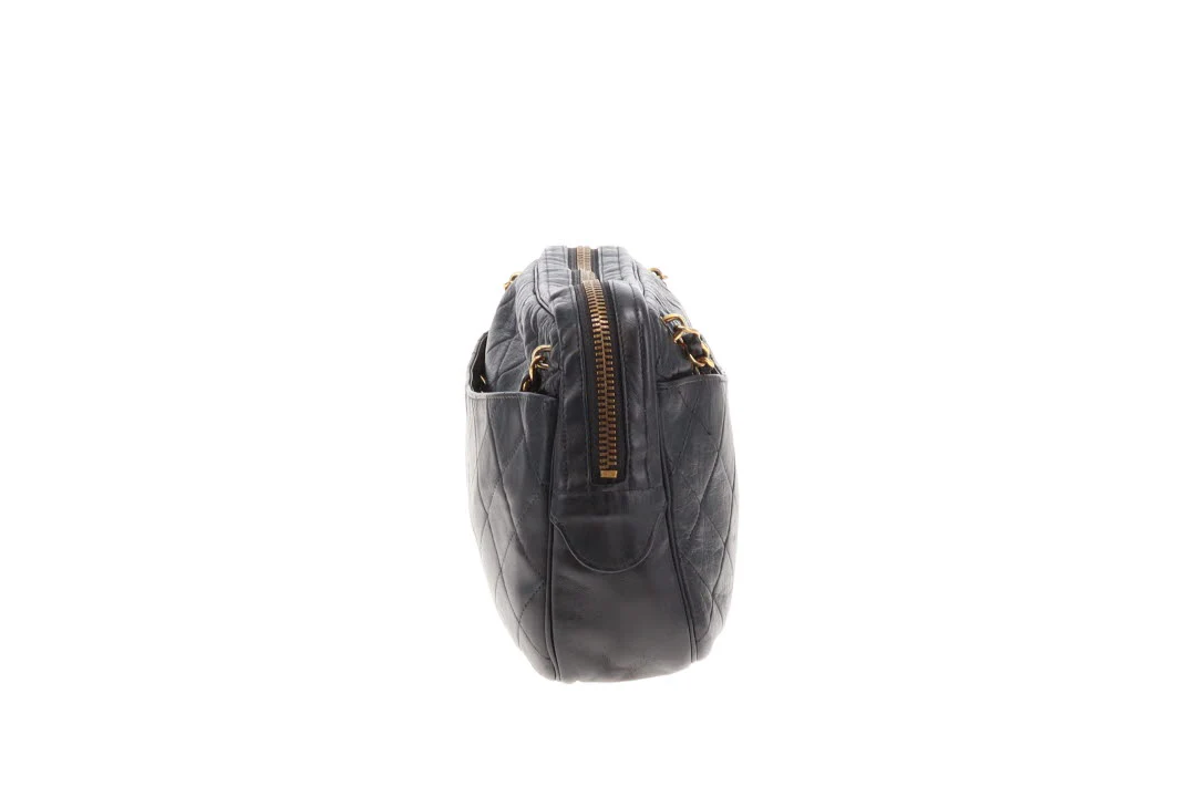 Chanel Vintage Camera Bag With Chain 1989/91 - Image 8