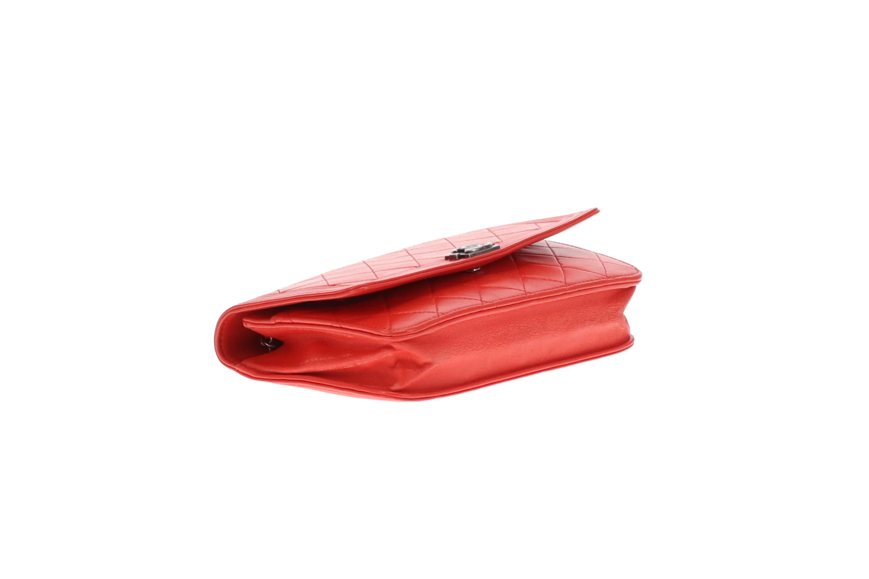 Chanel Wallet on Chain Boy Red 2014/15 - Image 12