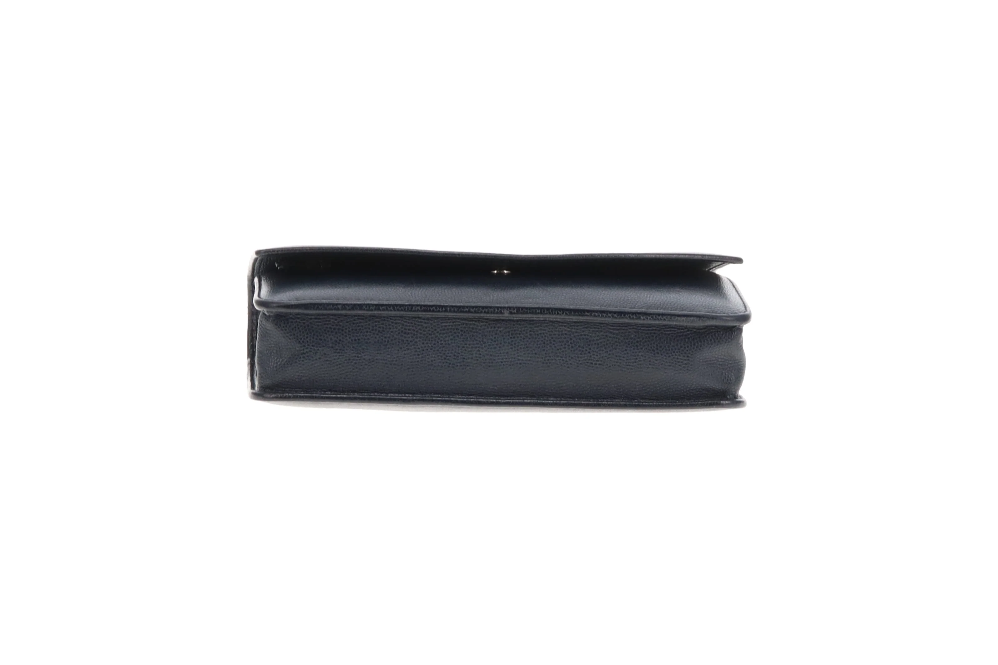 Chanel Wallet On Chain Navy Caviar Leather Silver Hardware 2013/14 - Image 11