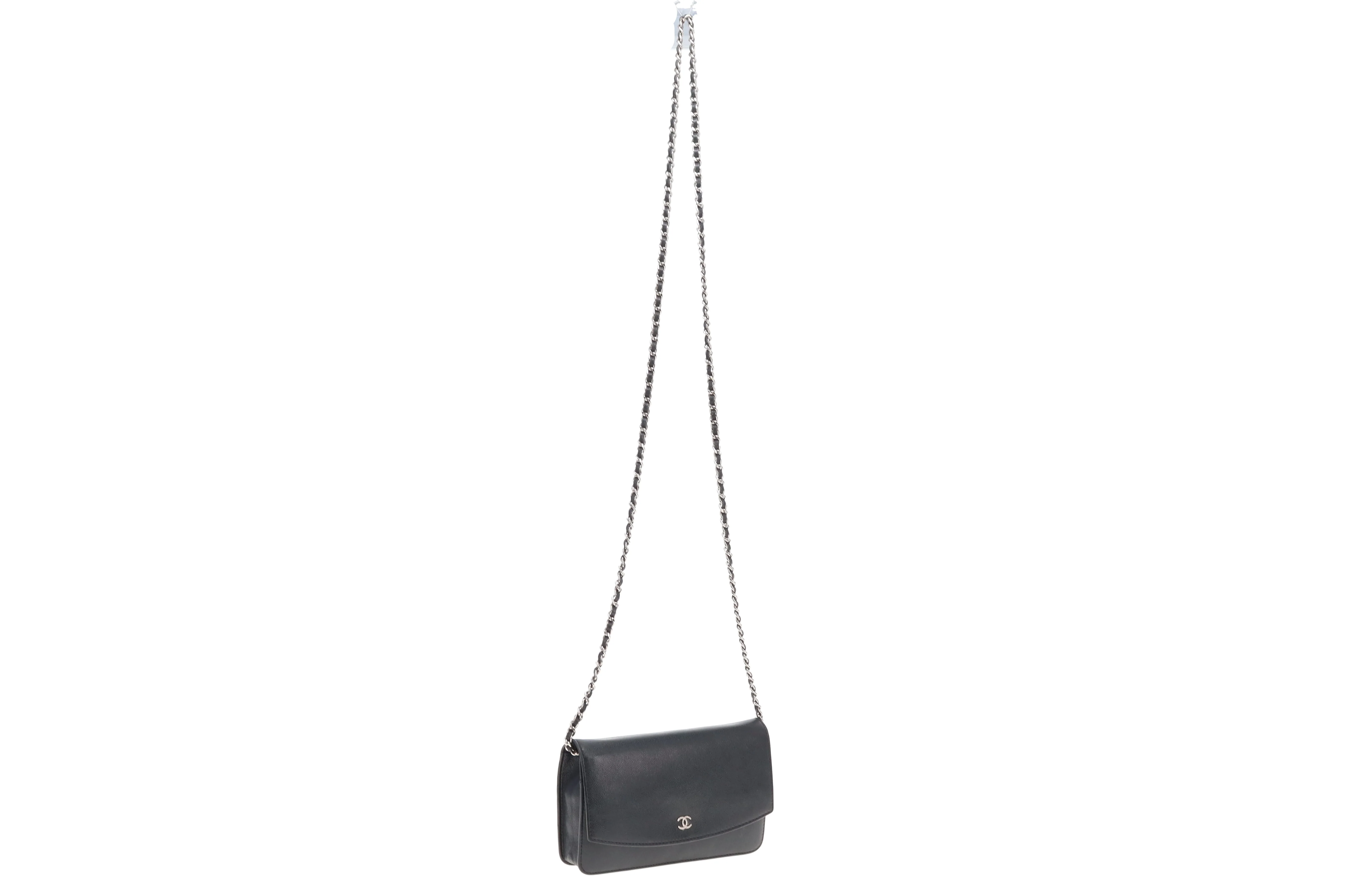 Chanel Wallet On Chain Navy Caviar Leather Silver Hardware 2013/14 - Image 6