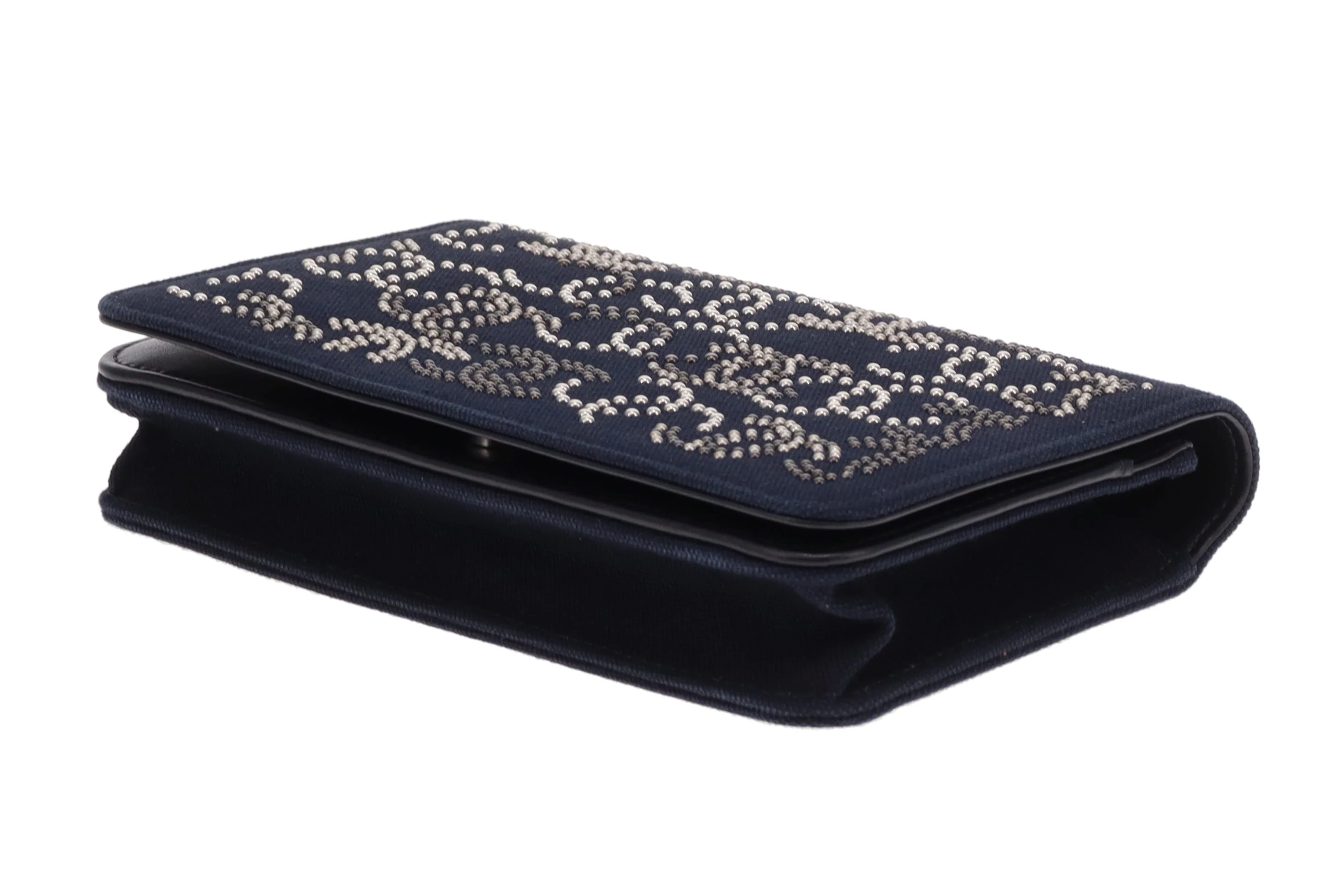 Chanel Wallet On Chain Paris Shanghai Collection Navy 2019 - Image 12