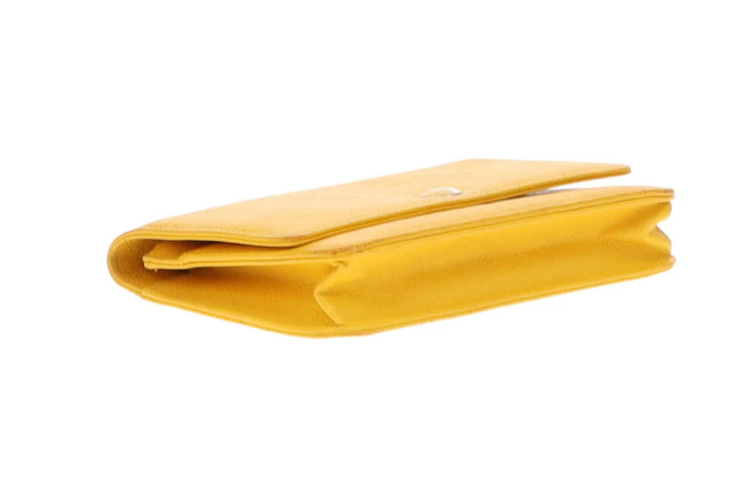 Chanel Wallet On Chain Timeless Caviar Yellow - Image 11