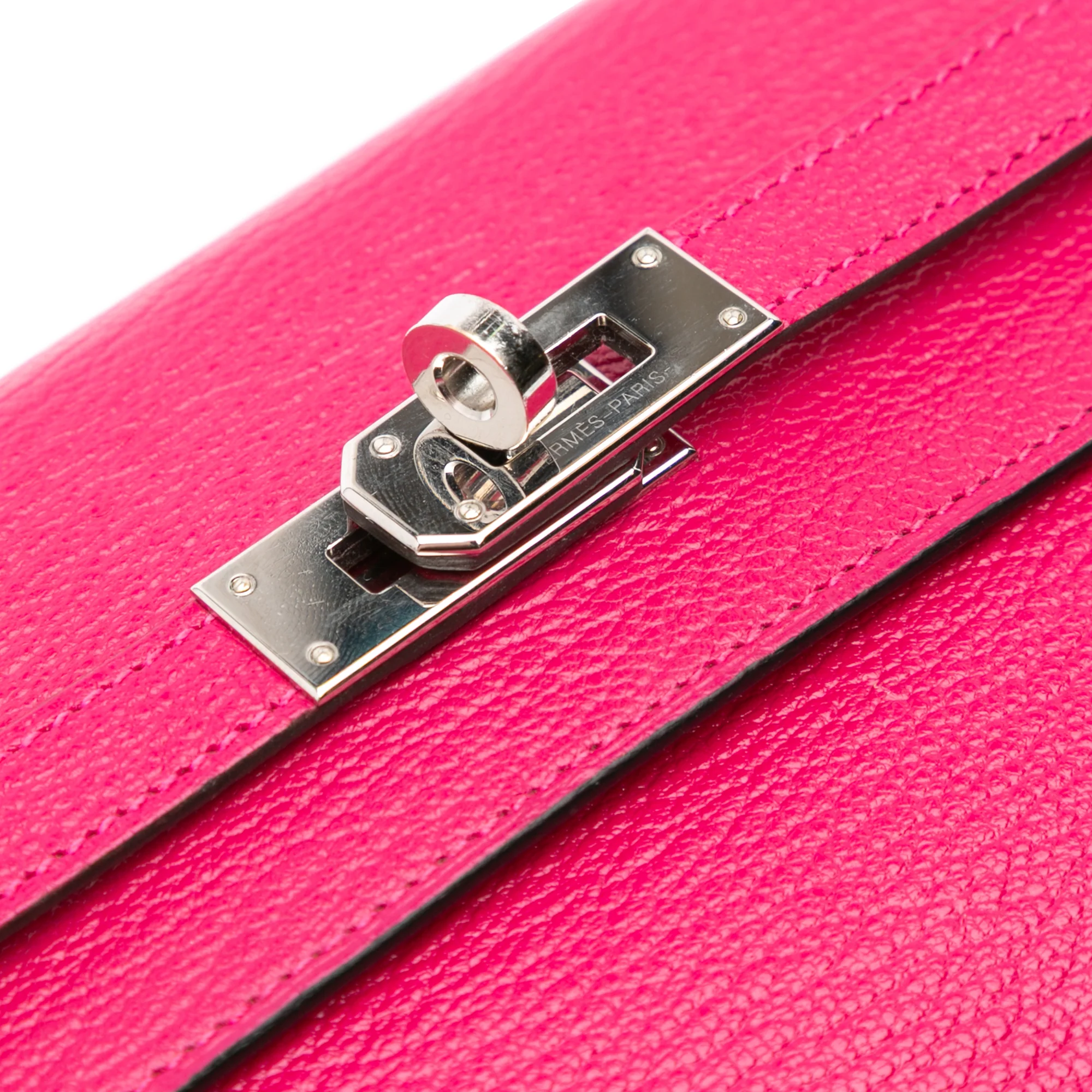 Hermes Kelly To Go Wallet Rose Mexico Chevre Mysore 2022 - Image 11