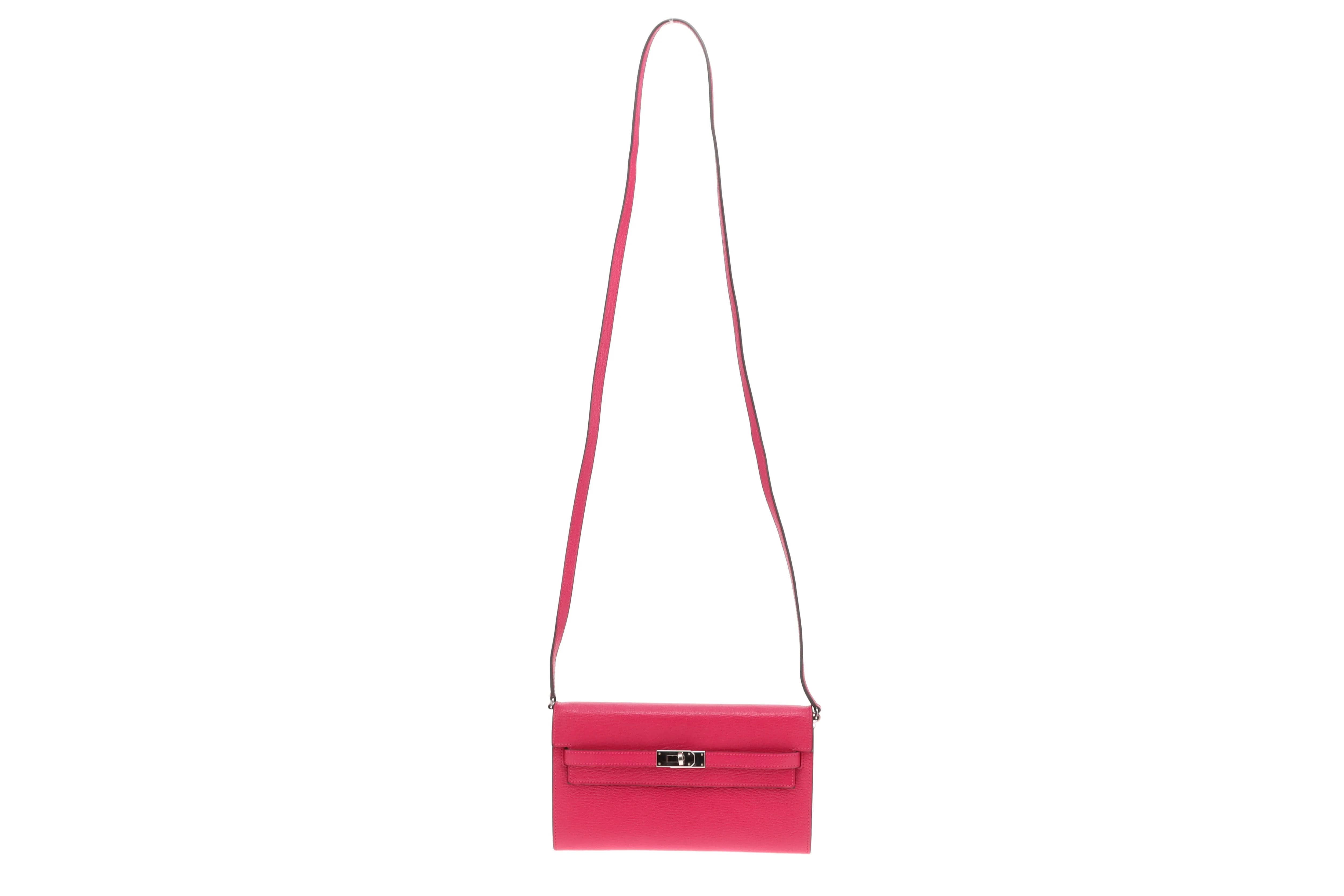 Hermes Kelly To Go Wallet Rose Mexico Chevre Mysore 2022 - Image 5