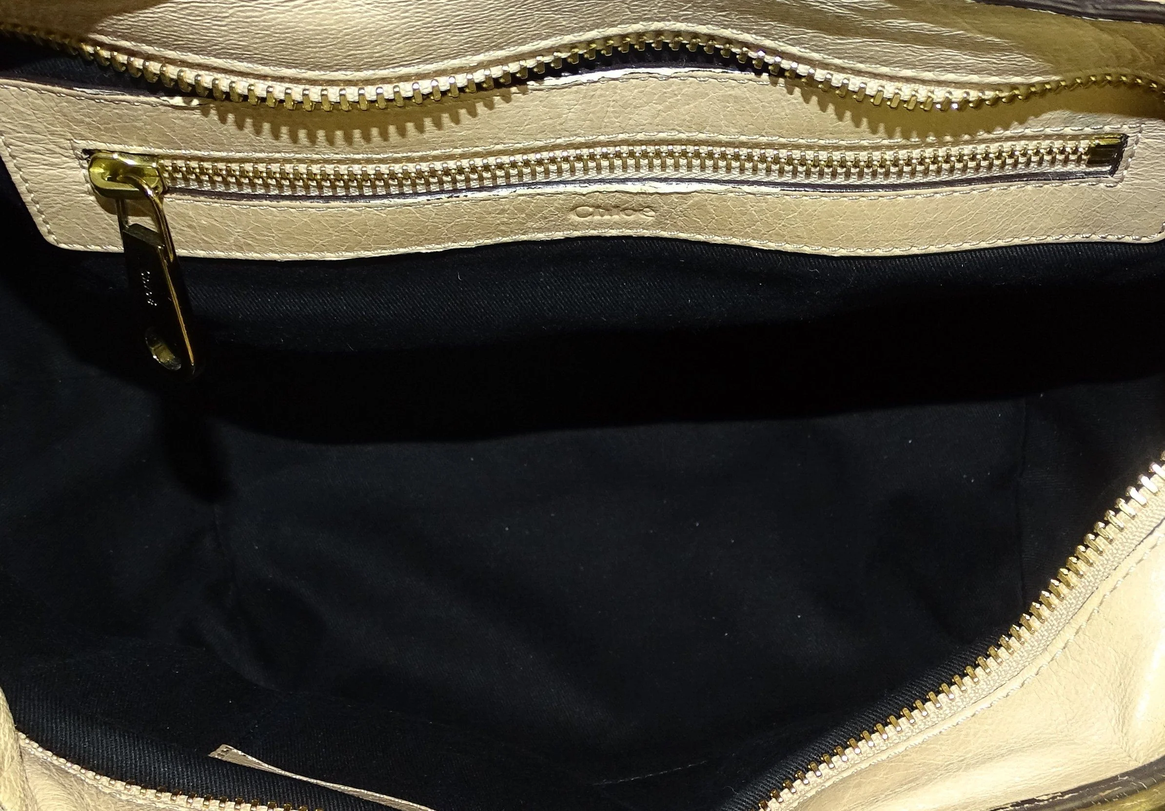 Chloe Ethel Beige With Strap - Image 9