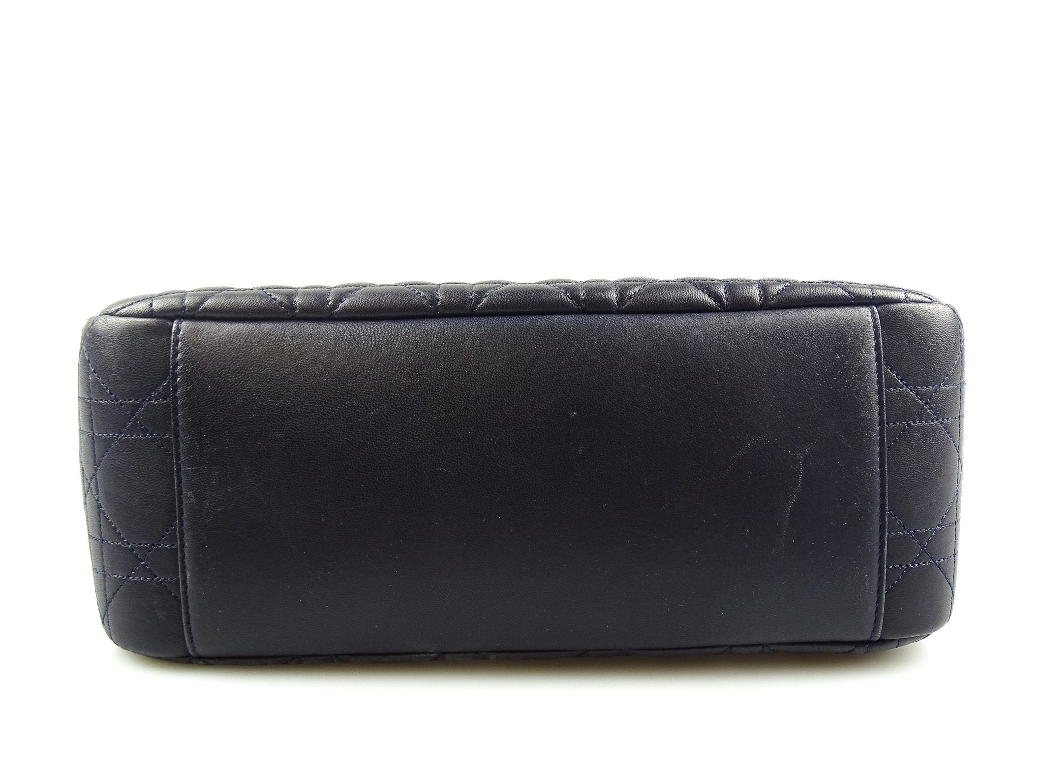 Dior Cannage Large Navy Miss Dior Flap Chain Bag - Image 10