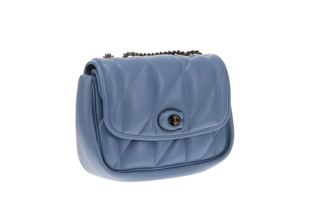 Coach Madison Quilted Pillow Shoulder Bag Blue - Image 4