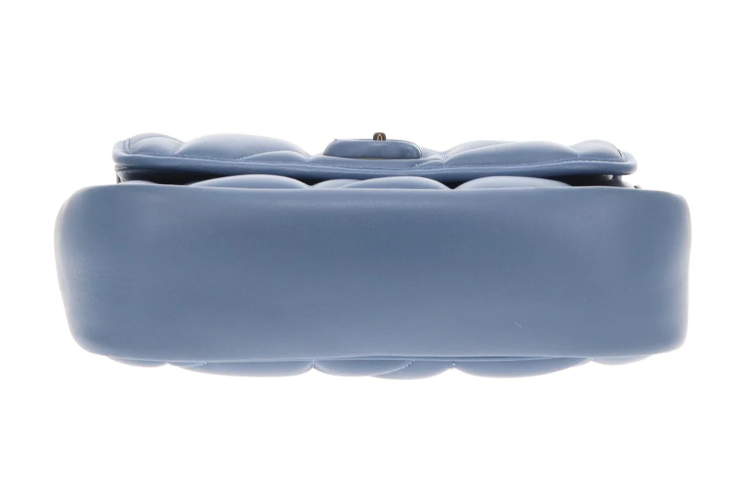 Coach Madison Quilted Pillow Shoulder Bag Blue - Image 8