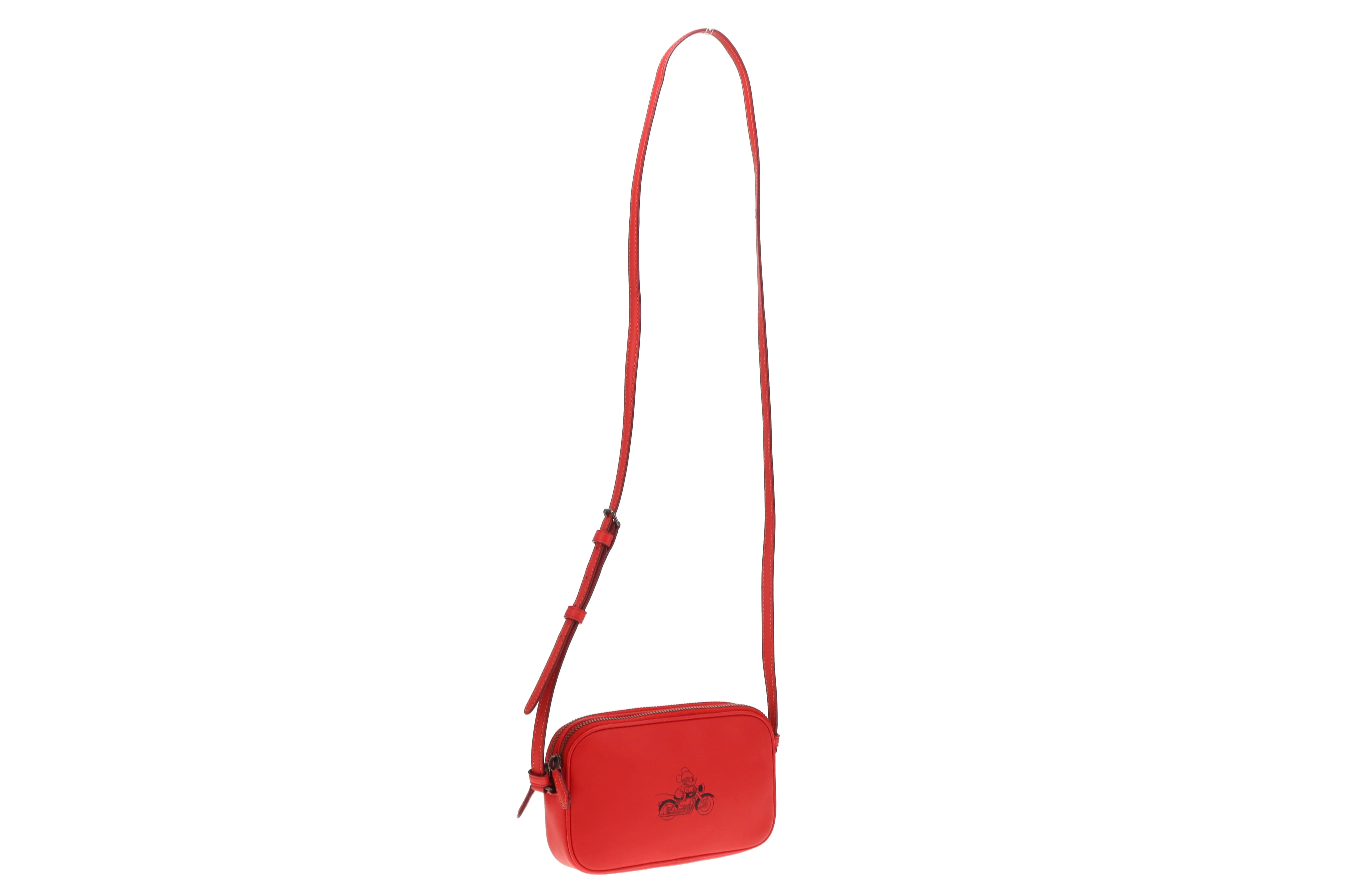 Coach X Disney Mickey Mouse Crossbody Bag Red - Image 5