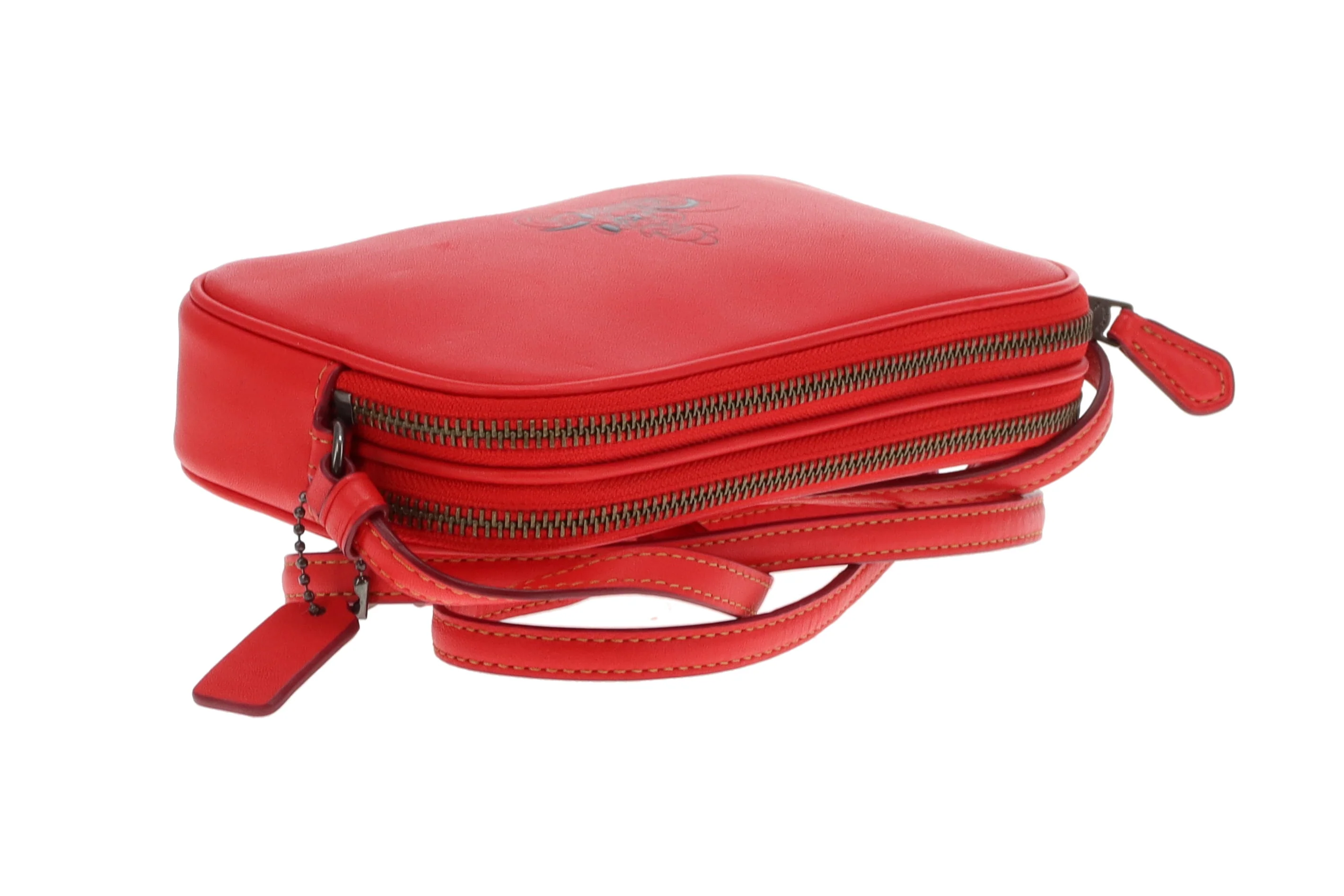 Coach X Disney Mickey Mouse Crossbody Bag Red - Image 8