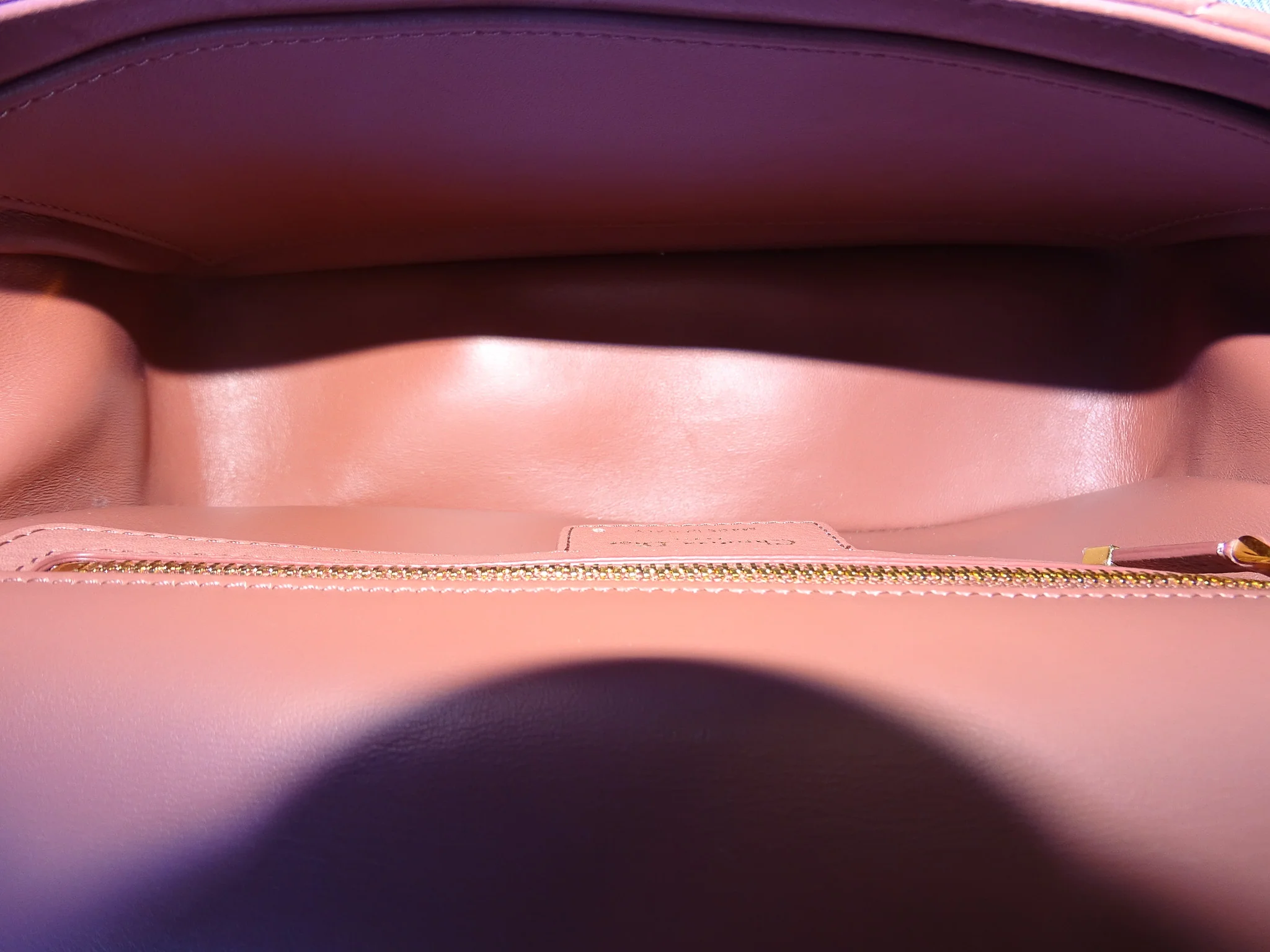 Dior Caro Bag Medium Raspberry Leather GHW 2022 - Image 15