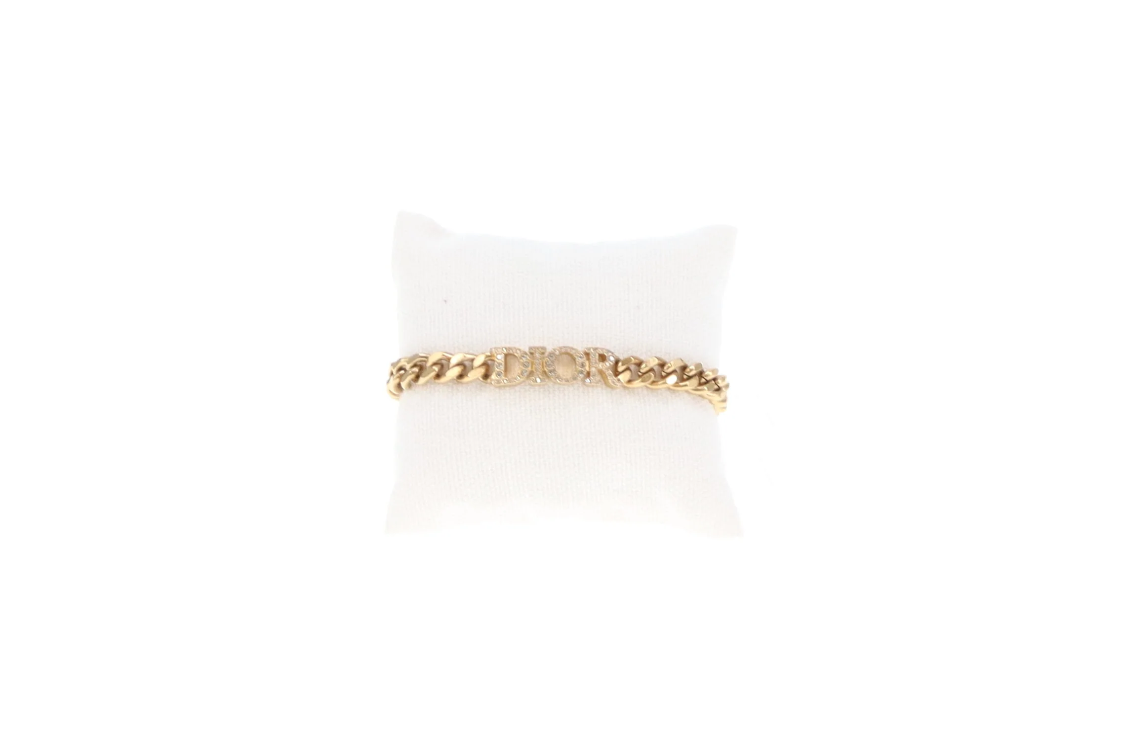 Dior Dio®evolution Gold Tone Metal & Strass Bracelet - Image 15
