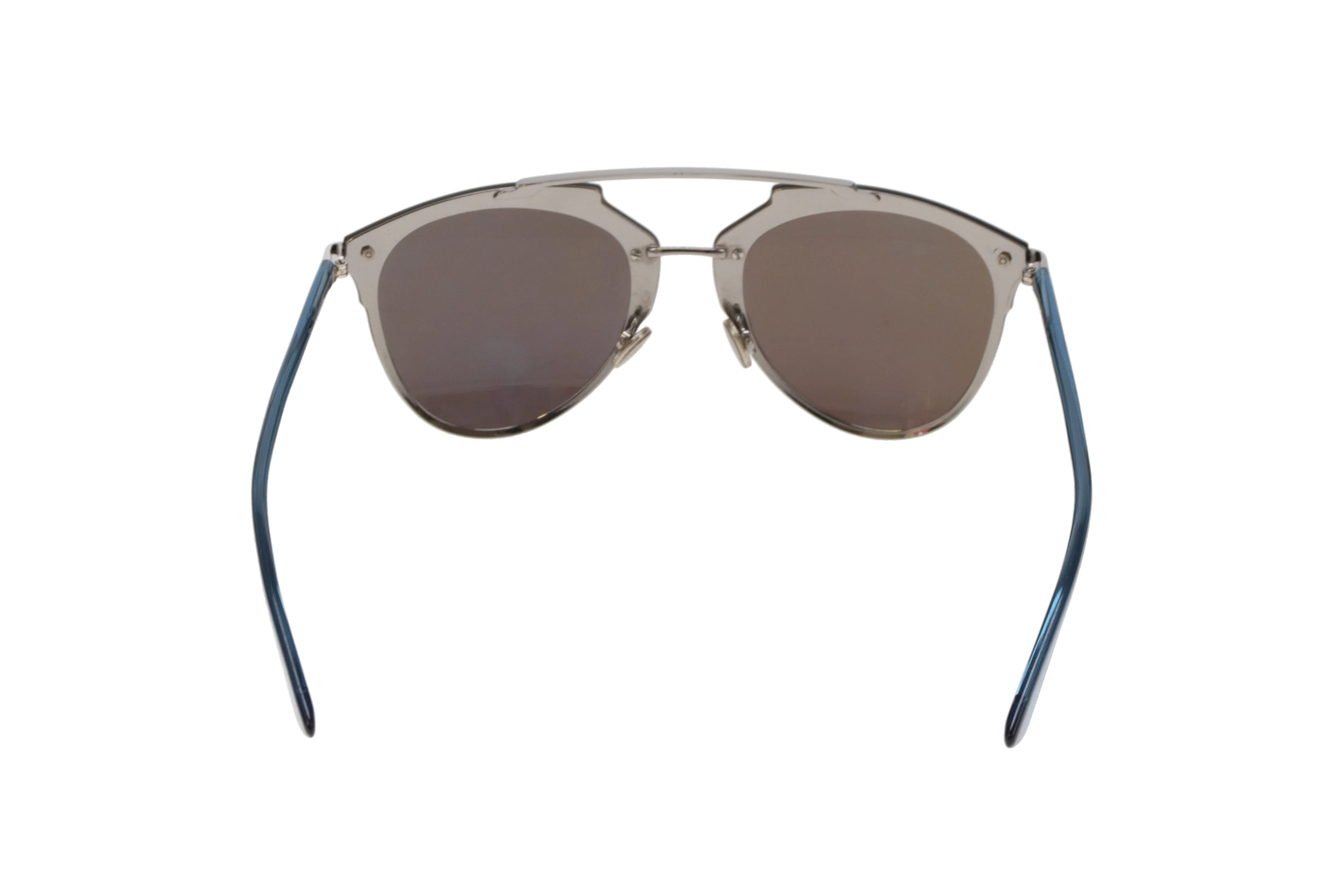 Dior DiorReflected Silver and Blue Pixel Mirror Pilot Sunglasses - Image 7