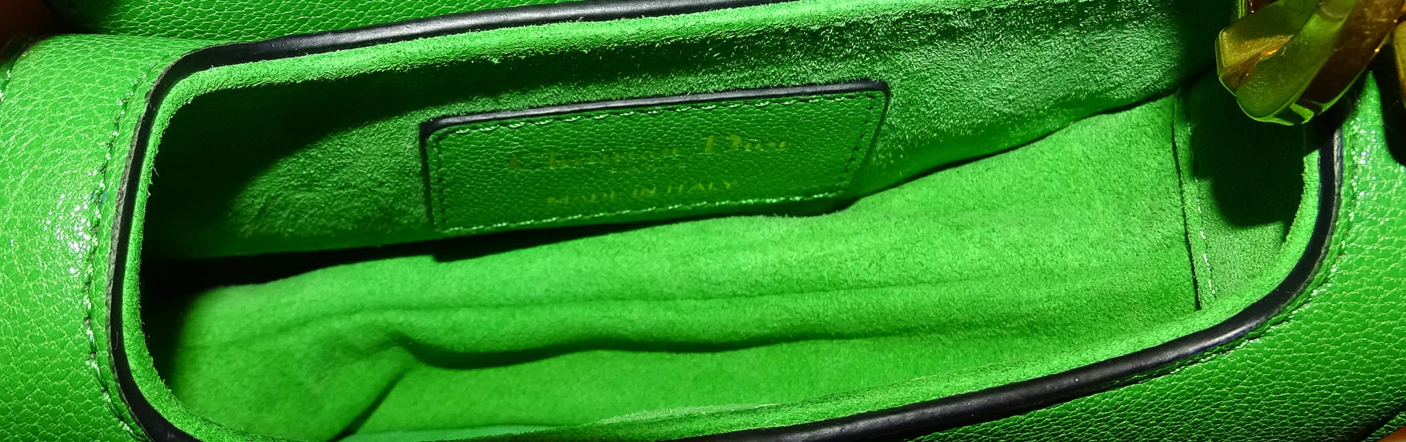 Dior Saddle Green Leather GHW Micro Bag with Strap 2022 - Image 13