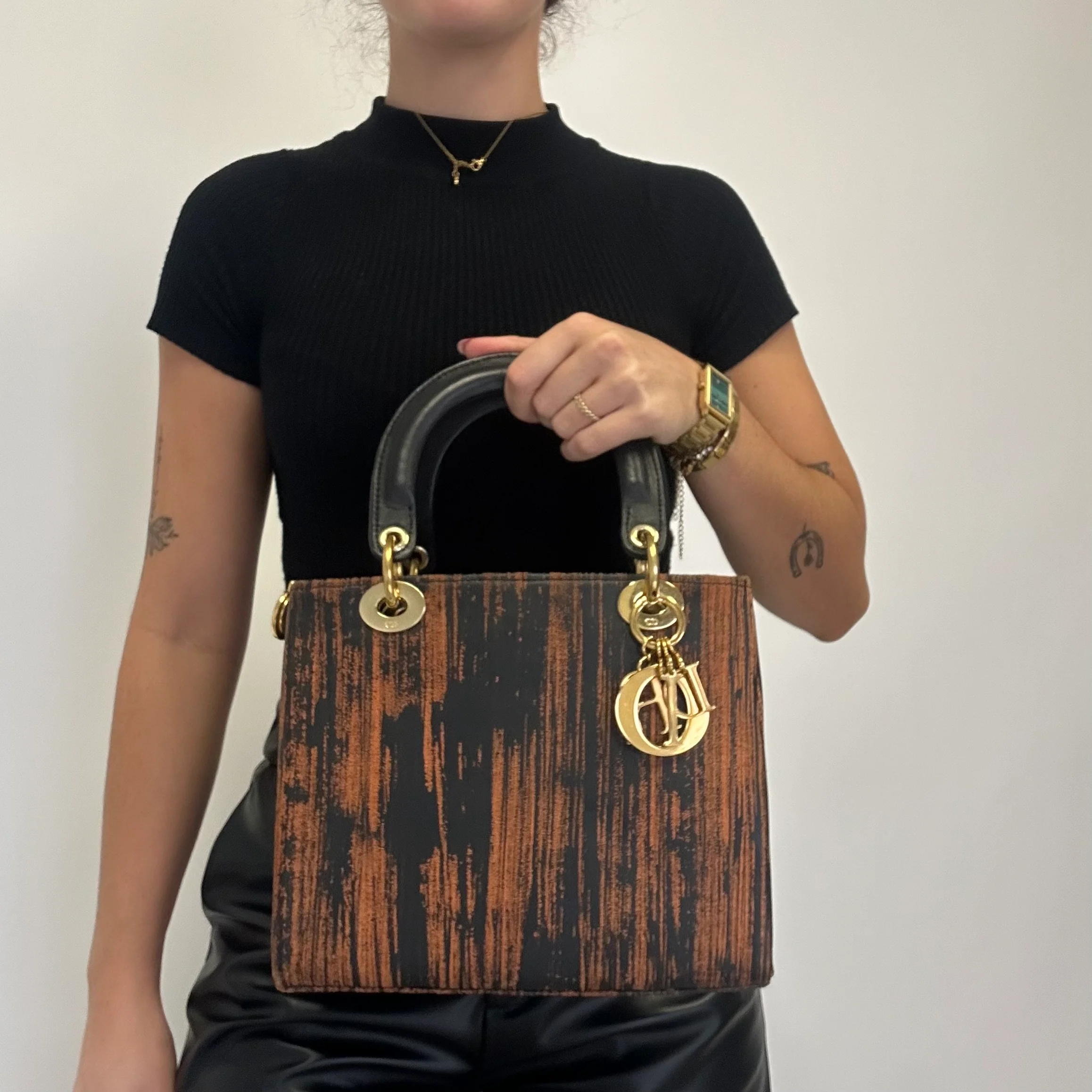 Dior Lady Dior Medium Painted Finish Vintage - Image 2