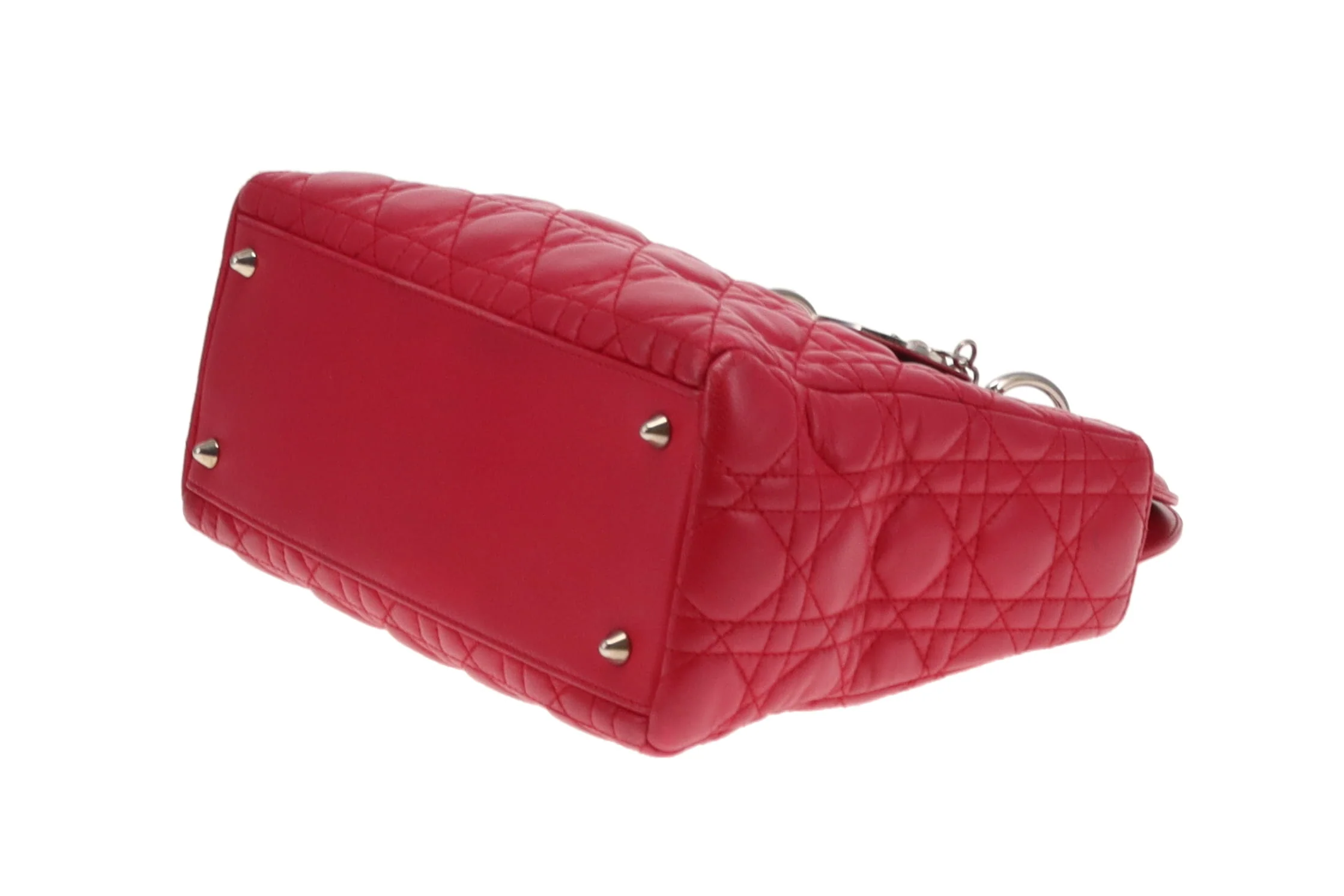 Dior Lady Dior Medium Pink Leather 2011 - Image 10