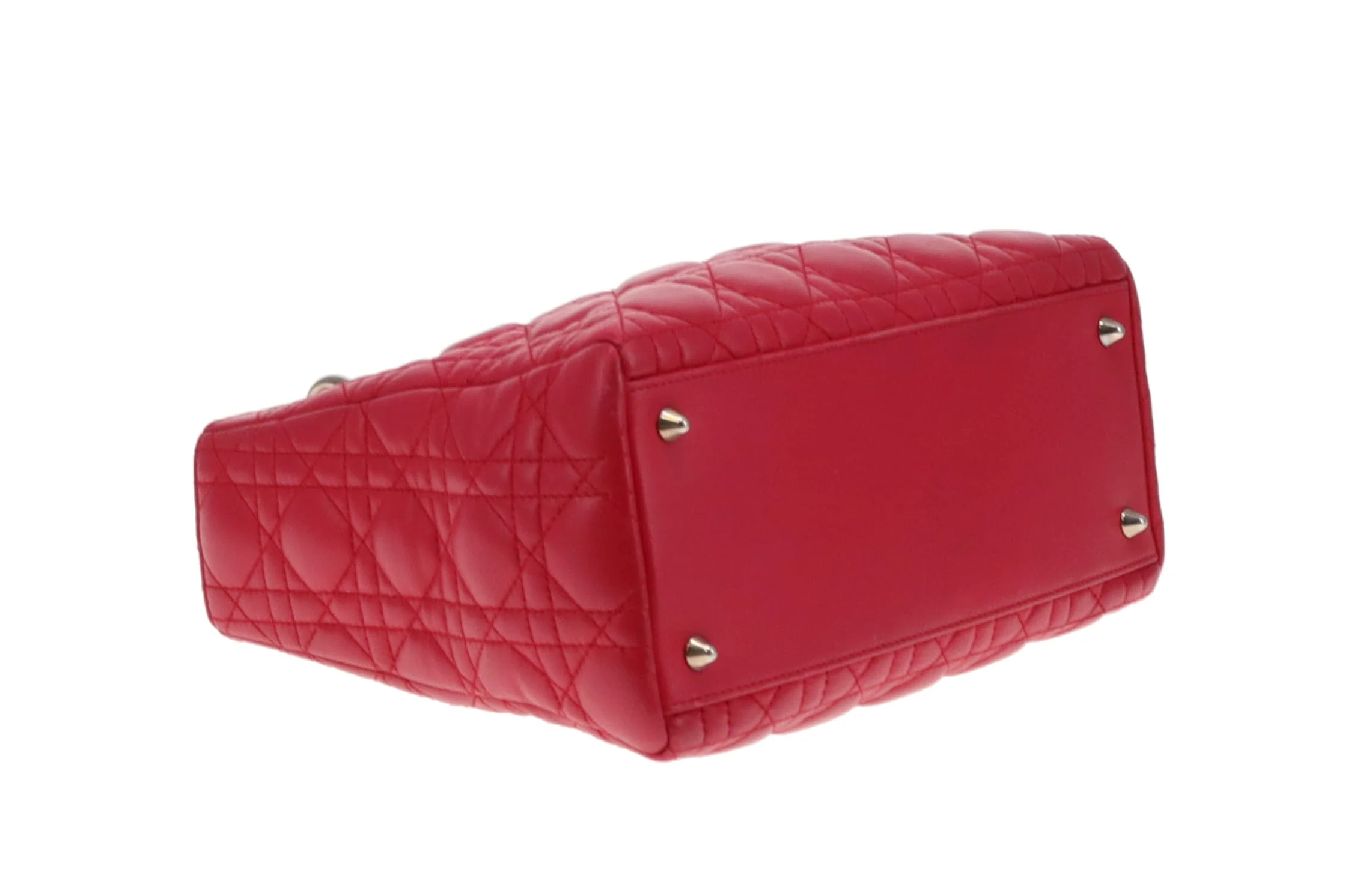 Dior Lady Dior Medium Pink Leather 2011 - Image 11
