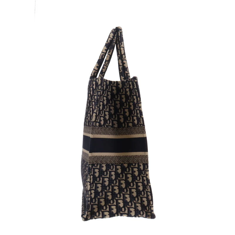 Dior Book Tote Large Blue Oblique - Image 4