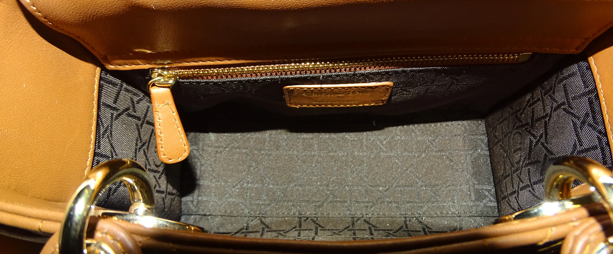 Dior Lady Dior Rust Cannage Lambskin Small MYABC - Image 11