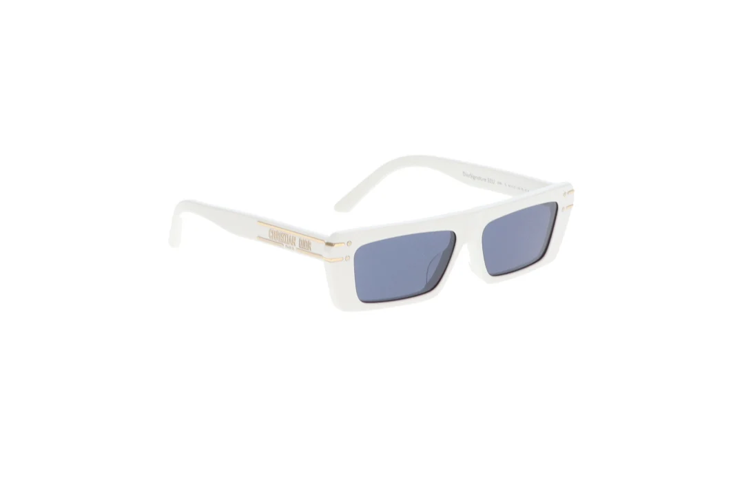 Dior Signature S2U White Slim Sunglasses - Image 4