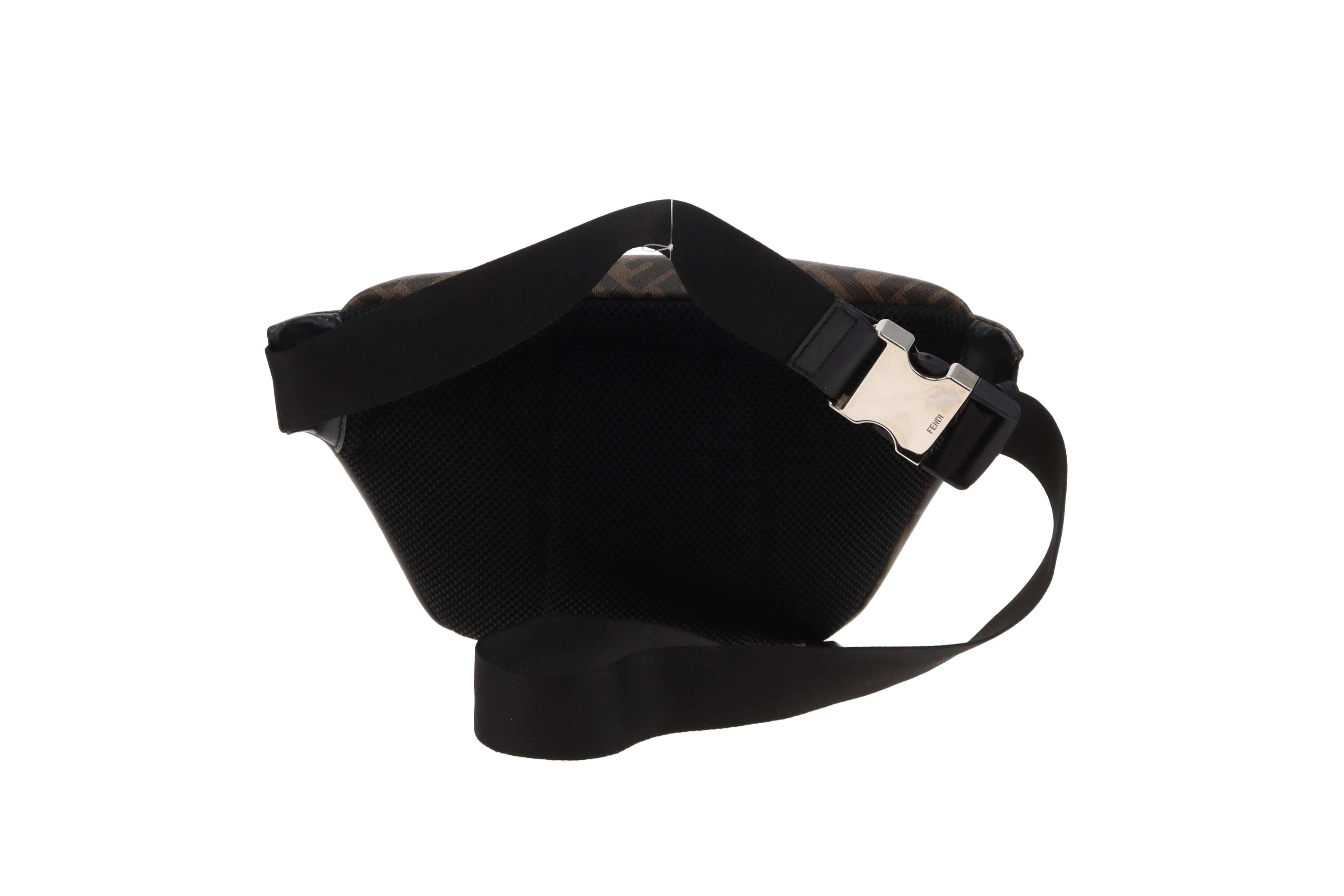 Fendi Belt Bag Zucca and Navy/Red Stripe - Image 5